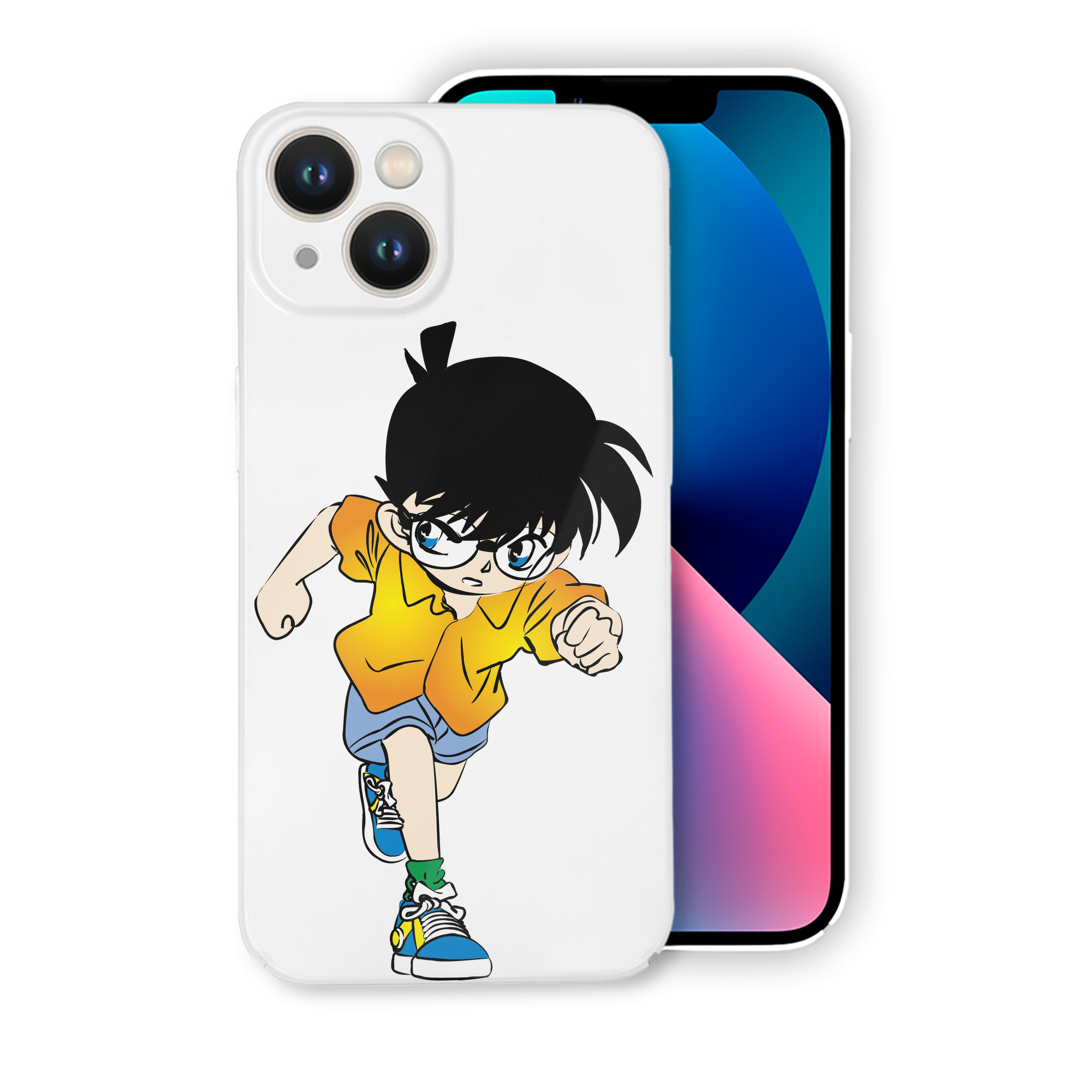 （画像用） 名探偵コナン 江戸川 コナン Detective Conan Conan Edogawa 【iPhone 14シリーズ対応】ハードケース