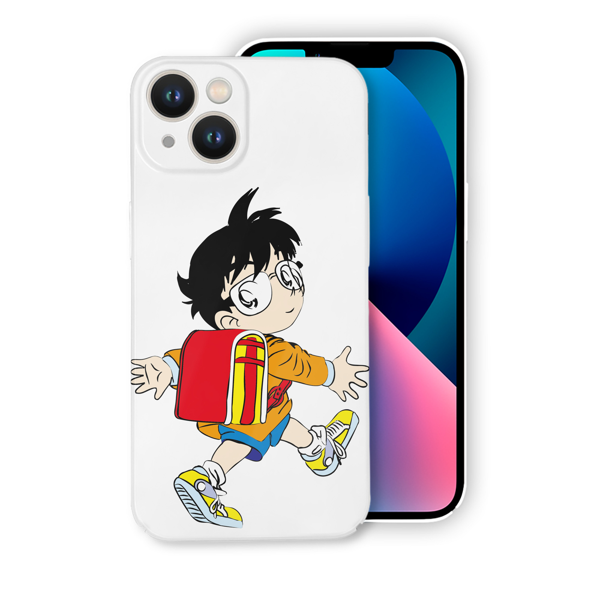 （画像用） 名探偵コナン 江戸川 コナン Detective Conan Conan Edogawa 【iPhone 14シリーズ対応】ハードケース