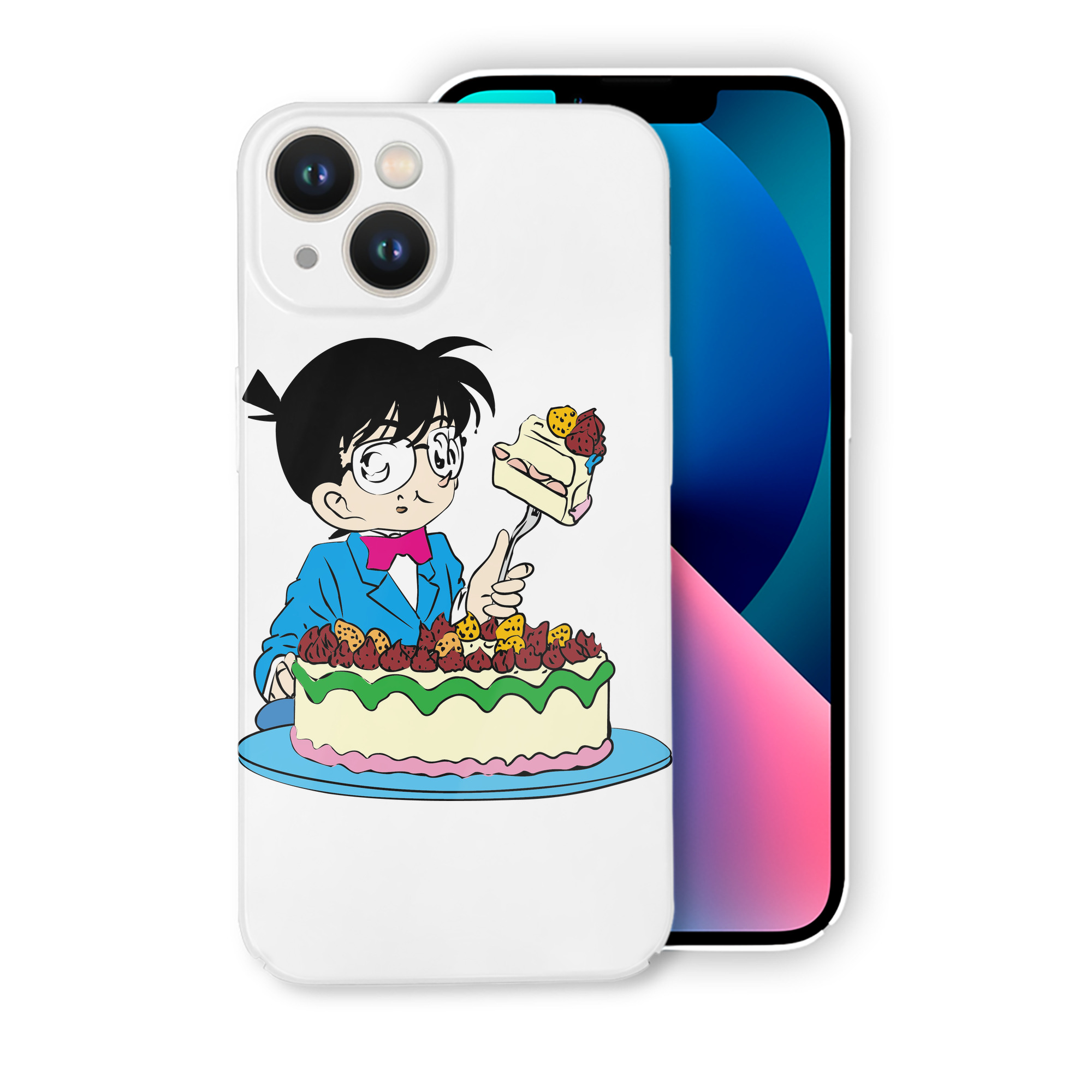 （画像用） 名探偵コナン 江戸川 コナン Detective Conan Conan Edogawa 【iPhone 14シリーズ対応】ハードケース