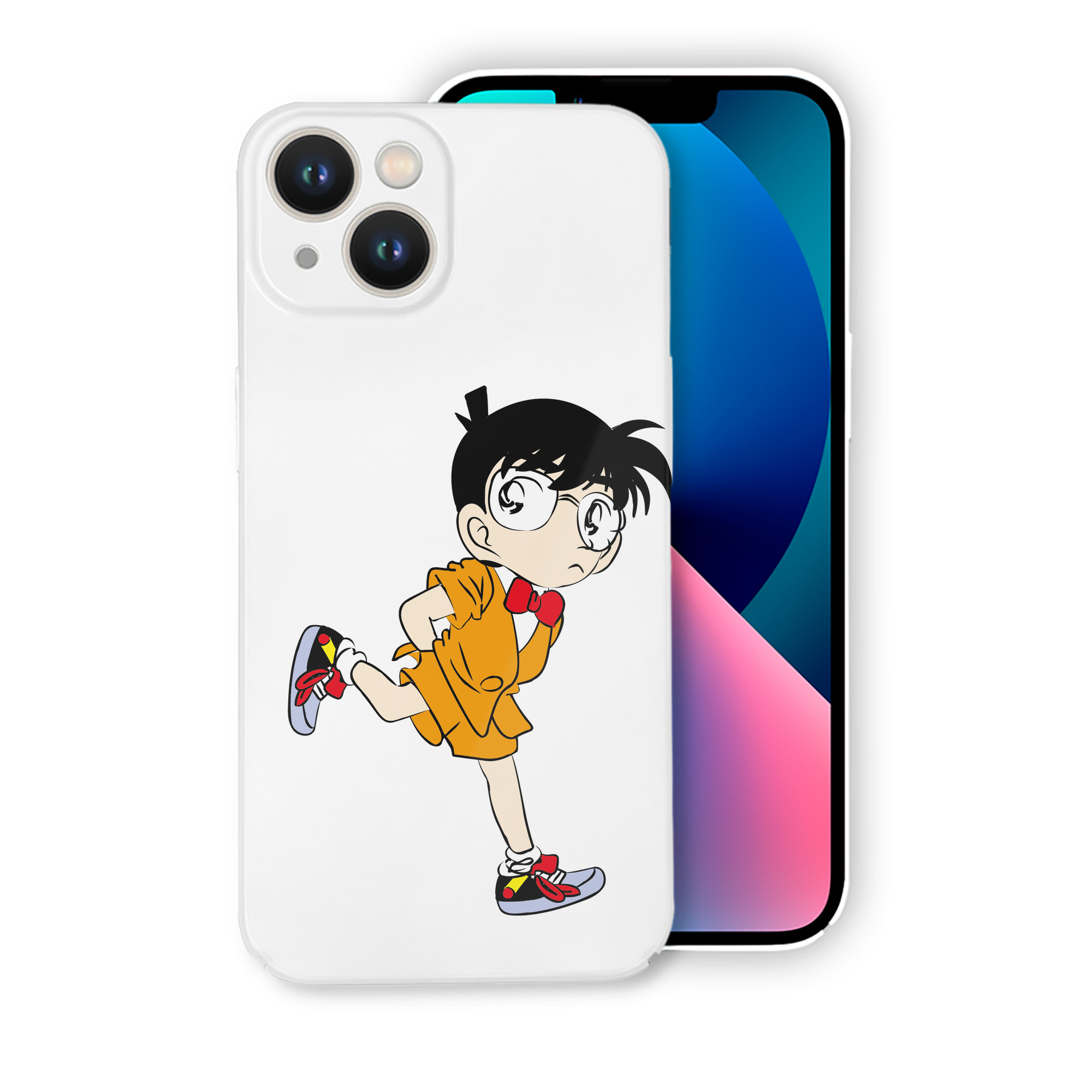 （画像用） 名探偵コナン 江戸川 コナン Detective Conan Conan Edogawa 【iPhone 14シリーズ対応】ハードケース