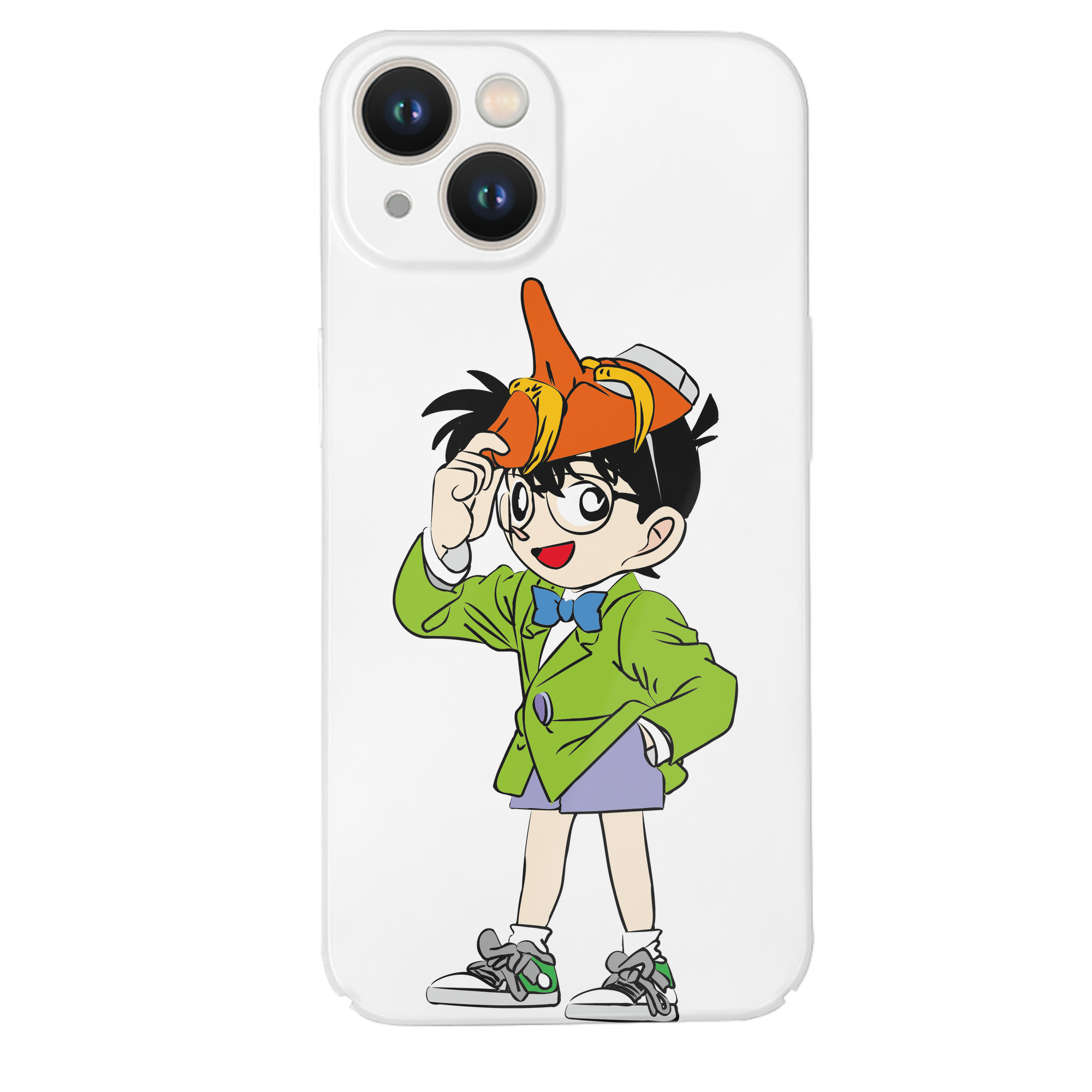 （画像用） 名探偵コナン 江戸川 コナン Detective Conan Conan Edogawa 【iPhone 14シリーズ対応】ハードケース