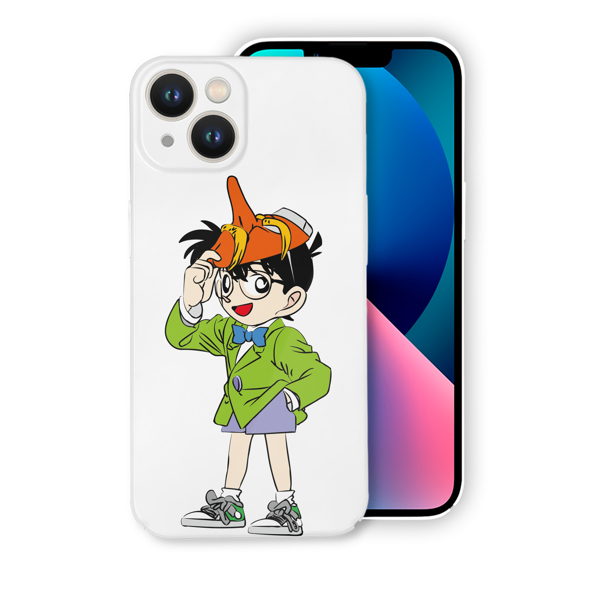 （画像用） 名探偵コナン 江戸川 コナン Detective Conan Conan Edogawa 【iPhone 14シリーズ対応】ハードケース