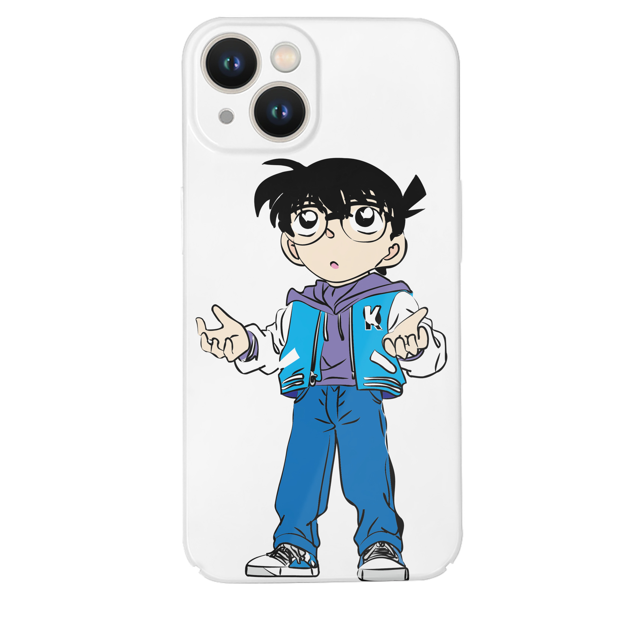 （画像用） 名探偵コナン 江戸川 コナン Detective Conan Conan Edogawa 【iPhone 14シリーズ対応】ハードケース