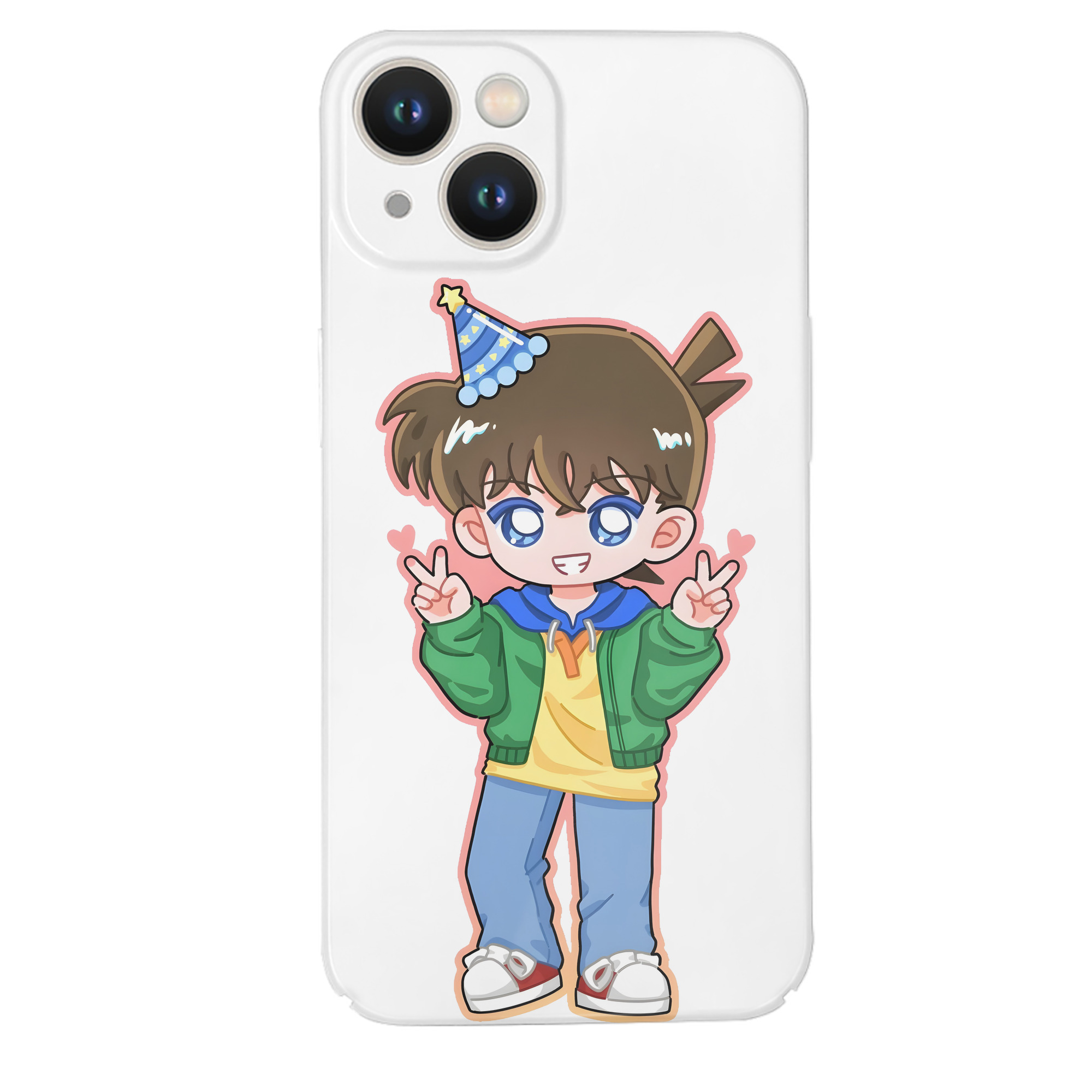 （画像用） 名探偵コナン 江戸川 コナン Detective Conan Conan Edogawa 【iPhone 14シリーズ対応】ハードケース