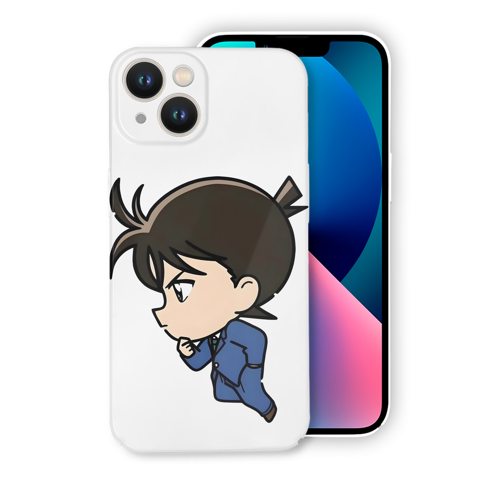 （画像用） 名探偵コナン 江戸川 コナン Detective Conan Conan Edogawa 【iPhone 14シリーズ対応】ハードケース