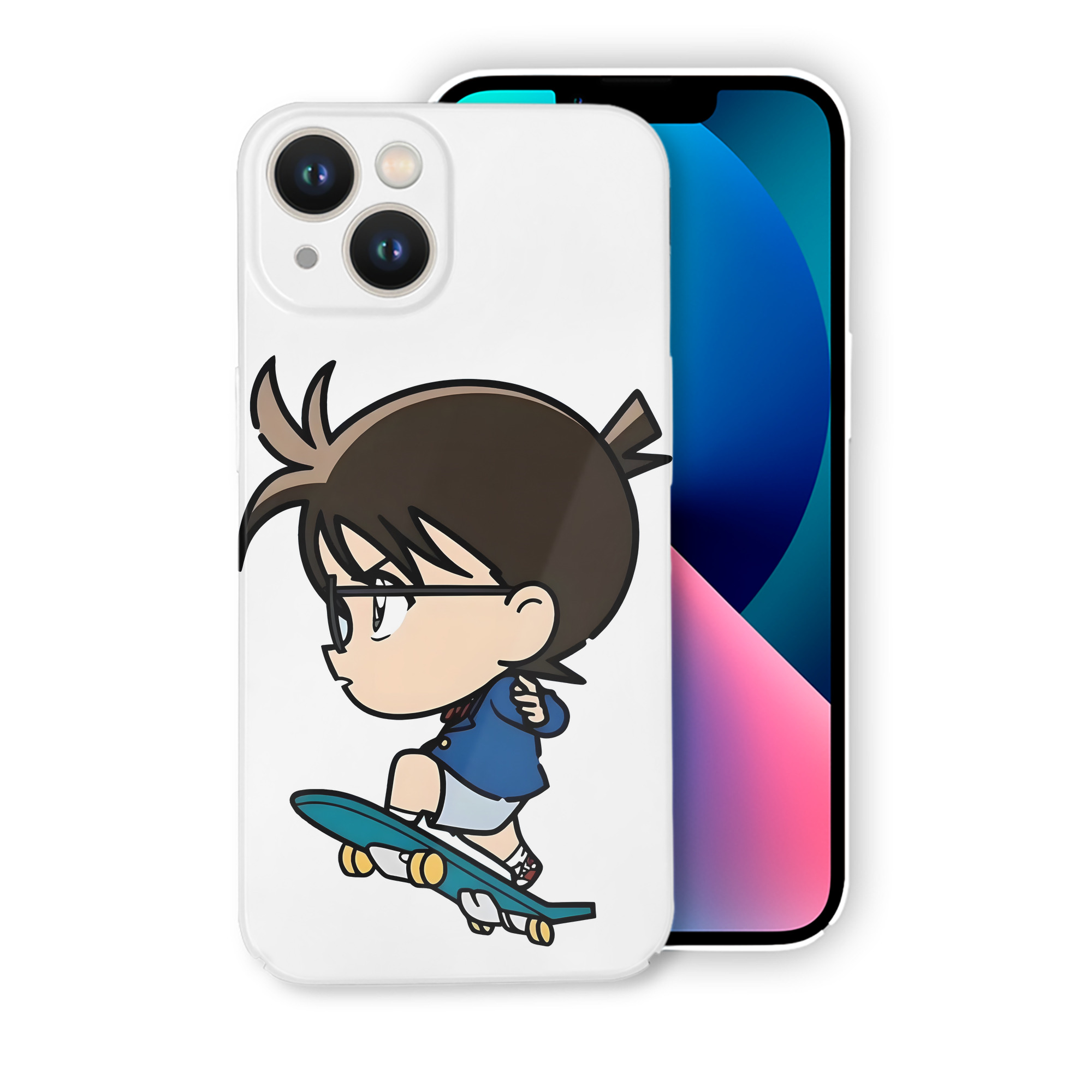 （画像用） 名探偵コナン 江戸川 コナン Detective Conan Conan Edogawa 【iPhone 14シリーズ対応】ハードケース