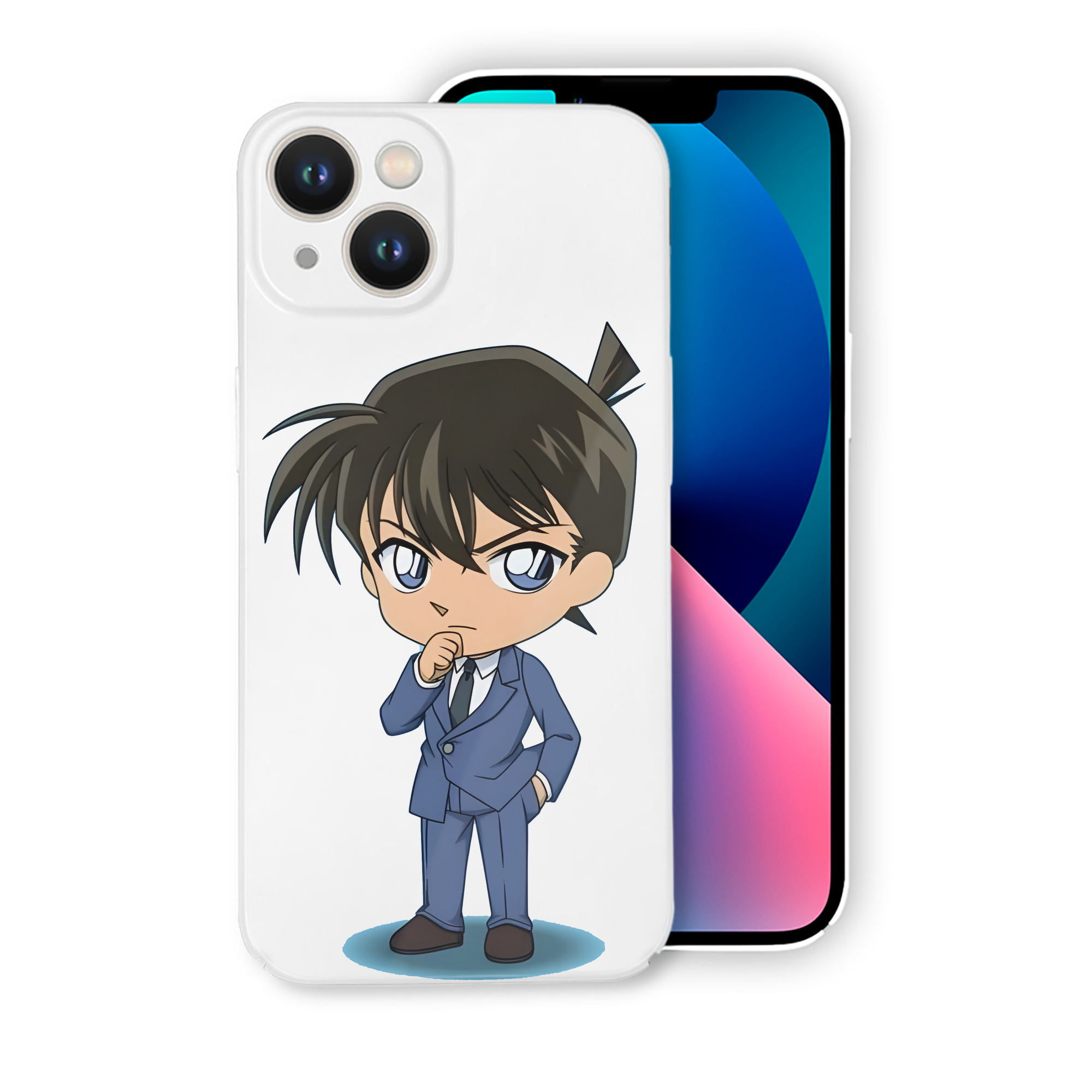 （画像用） 名探偵コナン 江戸川 コナン Detective Conan Conan Edogawa 【iPhone 14シリーズ対応】ハードケース