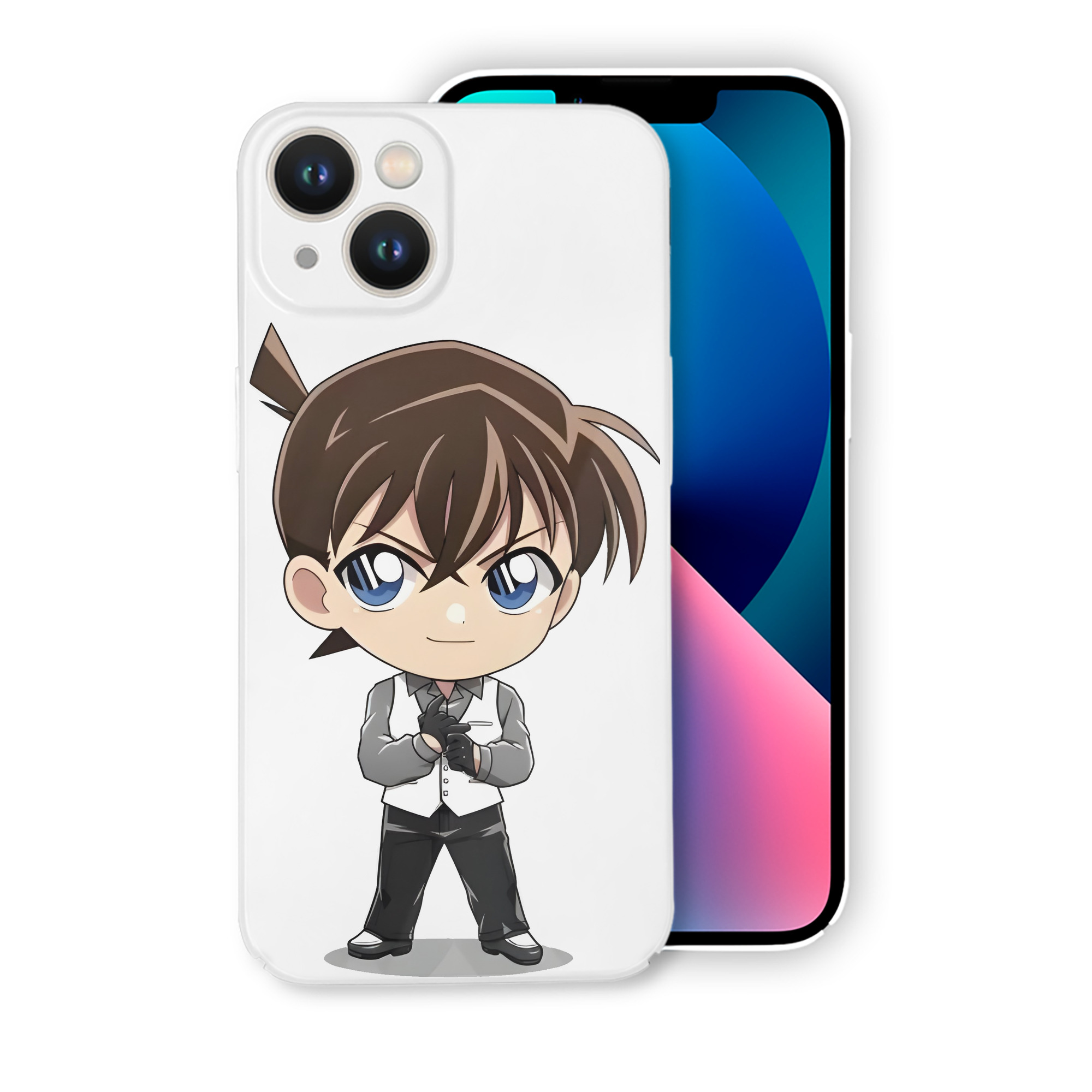 （画像用） 名探偵コナン 江戸川 コナン Detective Conan Conan Edogawa 【iPhone 14シリーズ対応】ハードケース