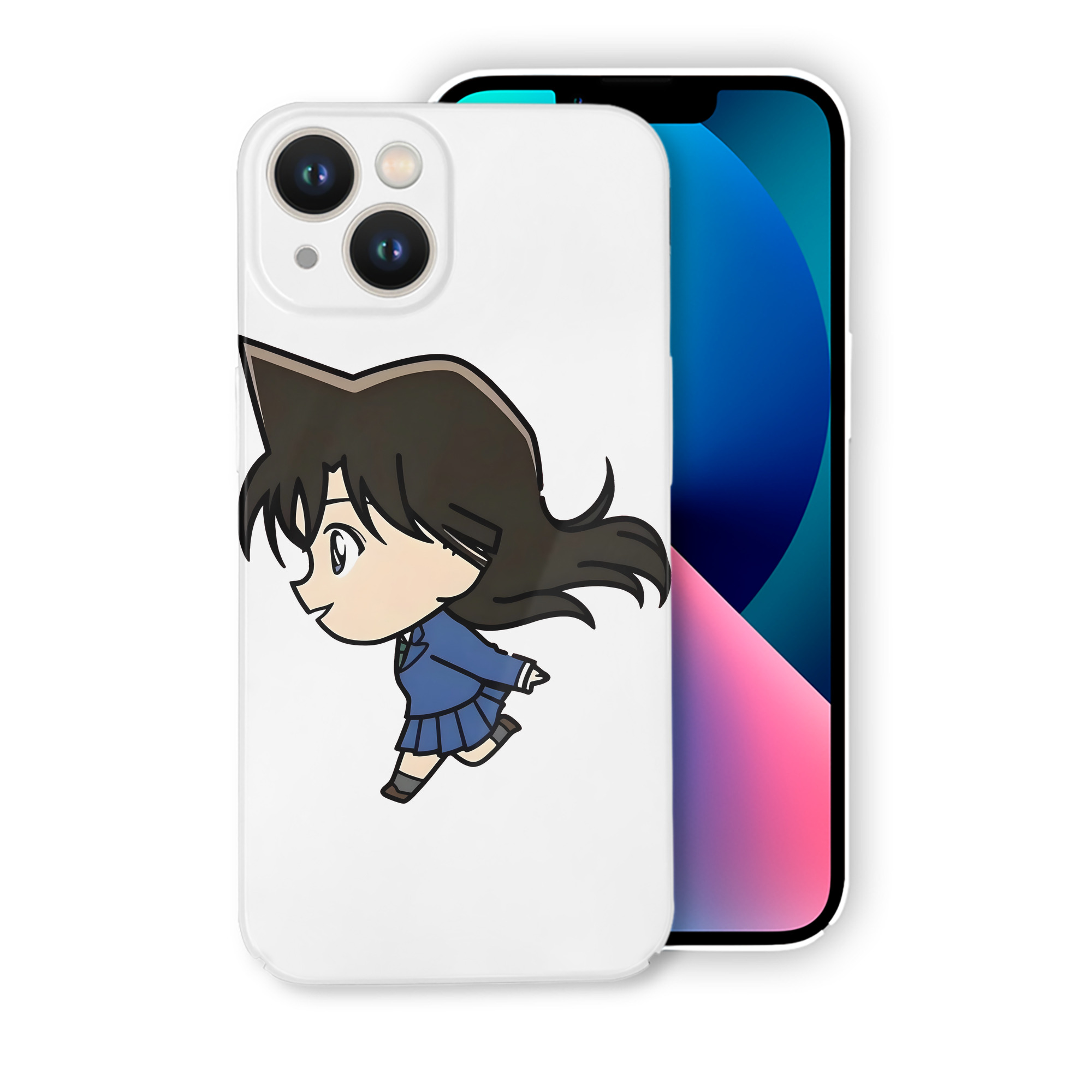 （画像用） 名探偵コナン 毛利 蘭 もうり らん、モーリ ラン Detective Conan Rachel Moore 【iPhone 14シリーズ対応】ハードケース