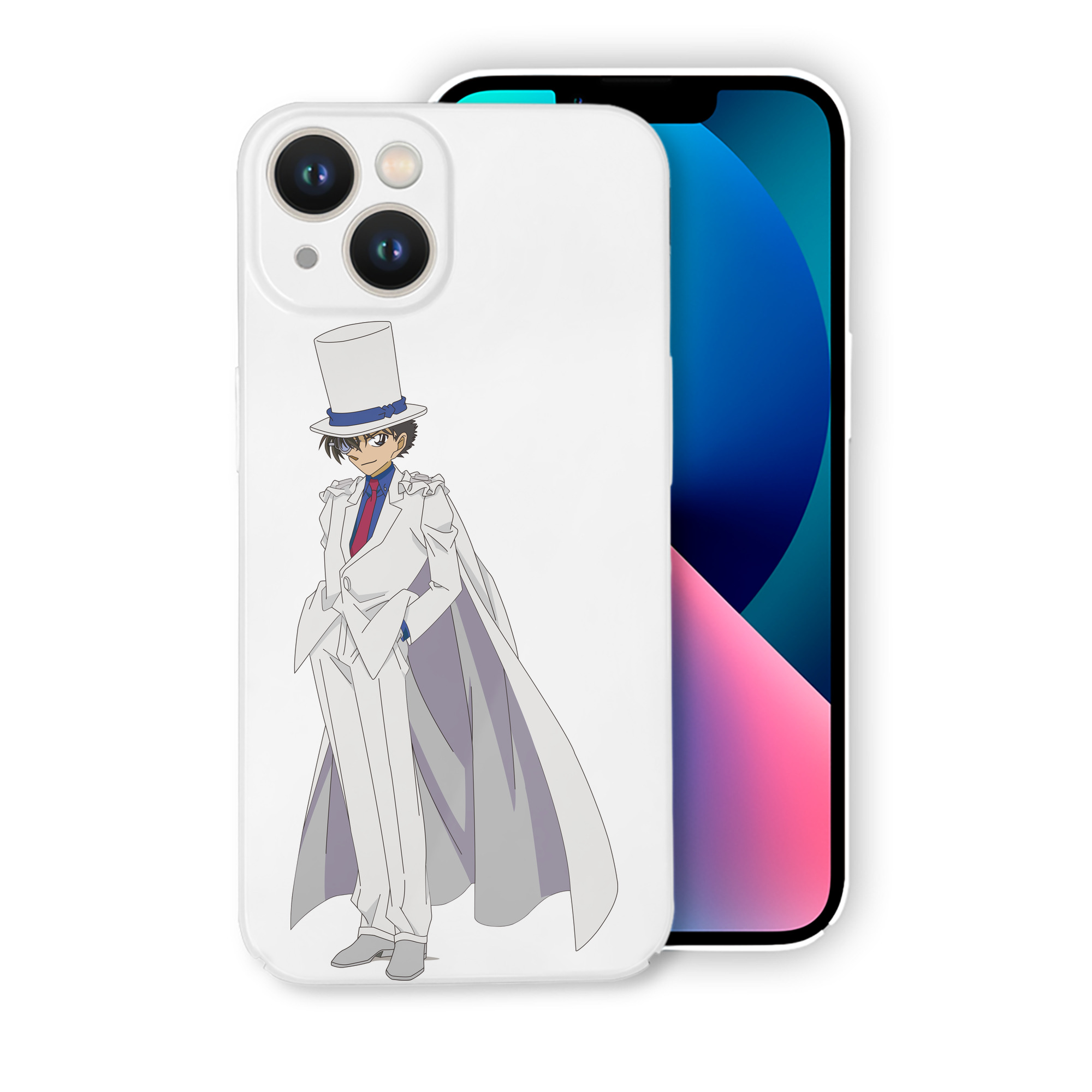 （画像用） 名探偵コナン くろば かいと Detective Conan Kuroba Kaito 【iPhone 14シリーズ対応】ハードケース
