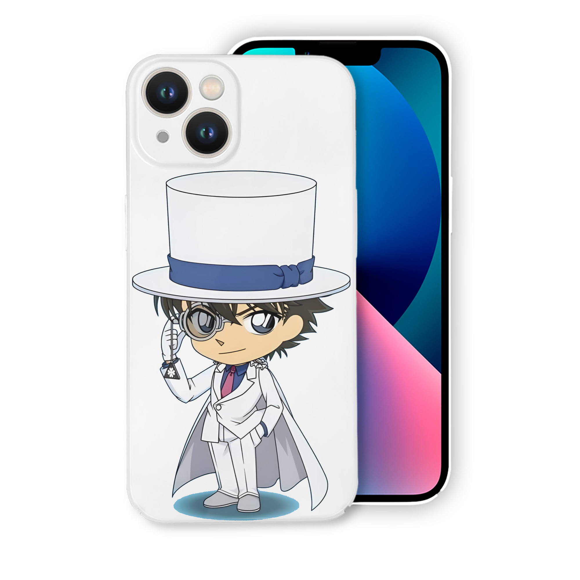 （画像用） 名探偵コナン くろば かいと Detective Conan Kuroba Kaito 【iPhone 14シリーズ対応】ハードケース