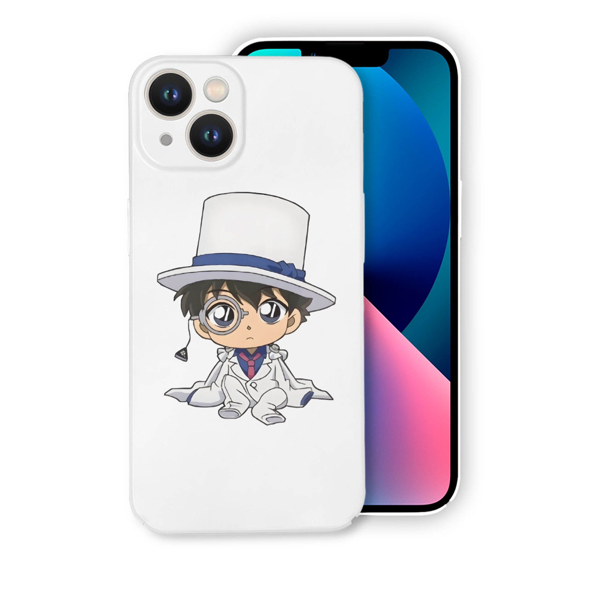 （画像用） 名探偵コナン くろば かいと Detective Conan Kuroba Kaito 【iPhone 14シリーズ対応】ハードケース