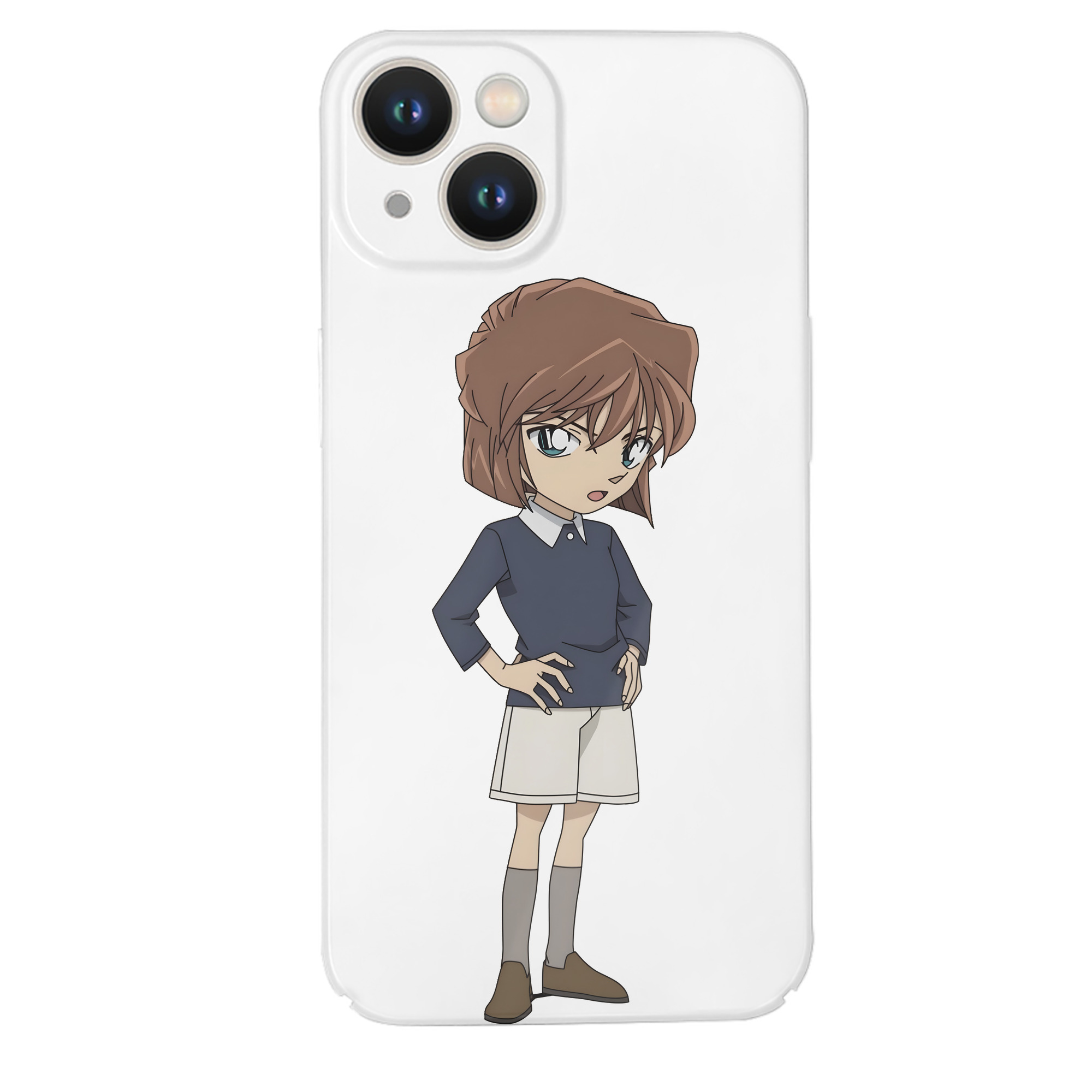 （画像用） 名探偵コナン 灰原 哀 はいばら あい Detective Conan Anita Hailey、Vi Graythorn Haibara Ai 【iPhone 14シリーズ対応】ハードケース