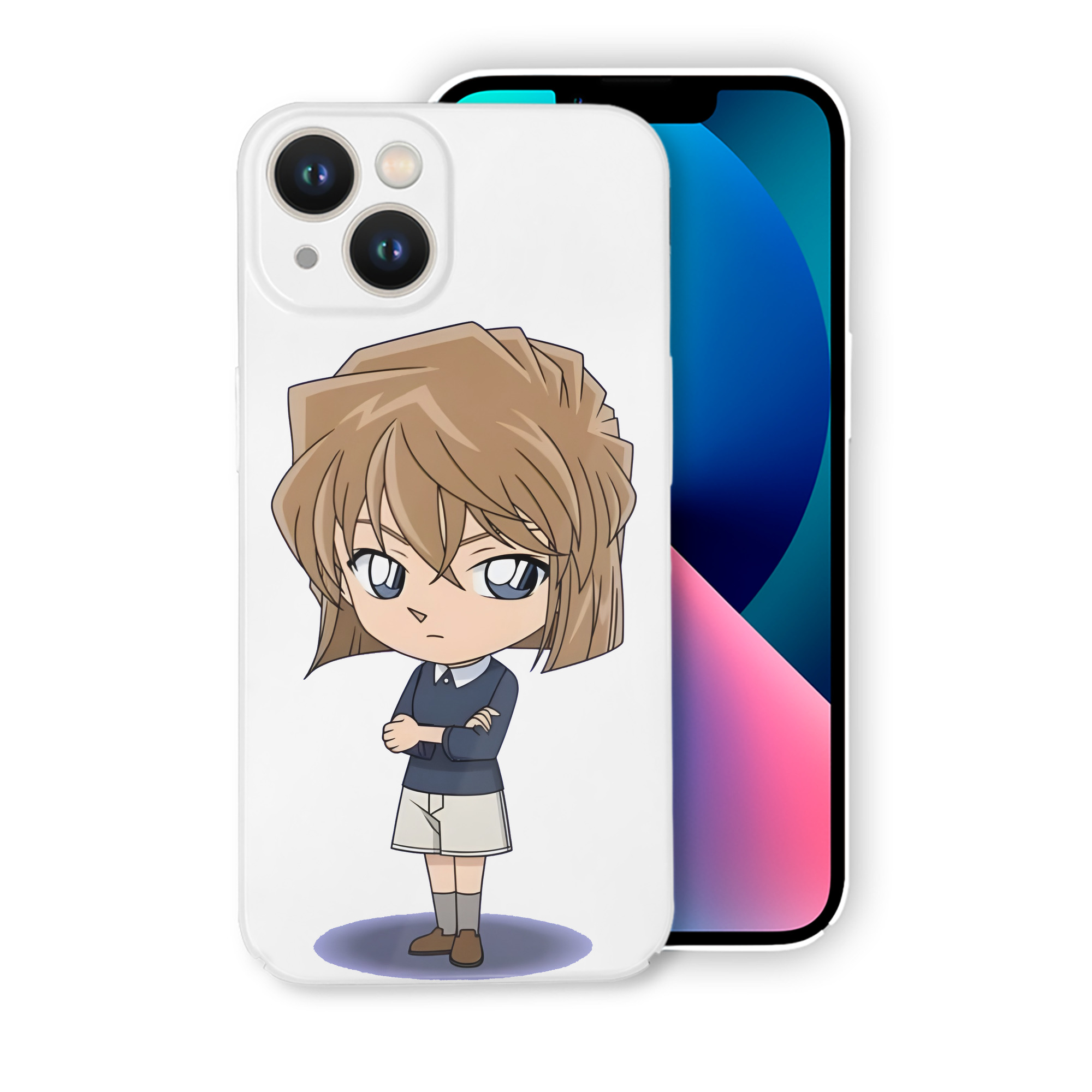 （画像用） 名探偵コナン 灰原 哀 はいばら あい Detective Conan Anita Hailey、Vi Graythorn Haibara Ai 【iPhone 14シリーズ対応】ハードケース