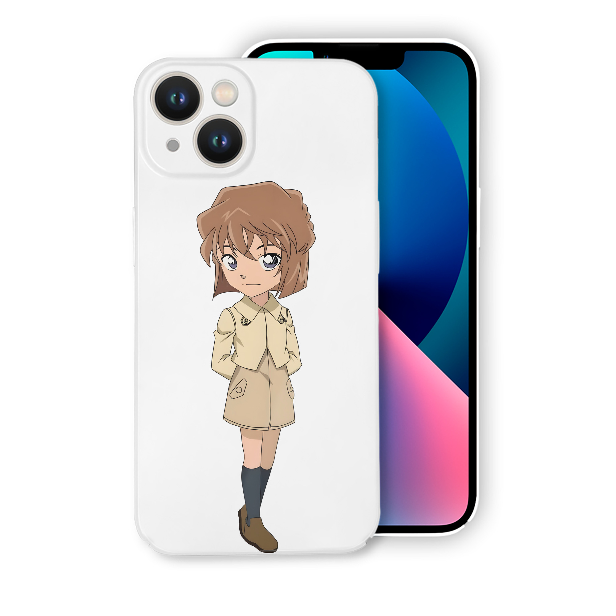 （画像用） 名探偵コナン 灰原 哀 はいばら あい Detective Conan Anita Hailey、Vi Graythorn Haibara Ai 【iPhone 14シリーズ対応】ハードケース