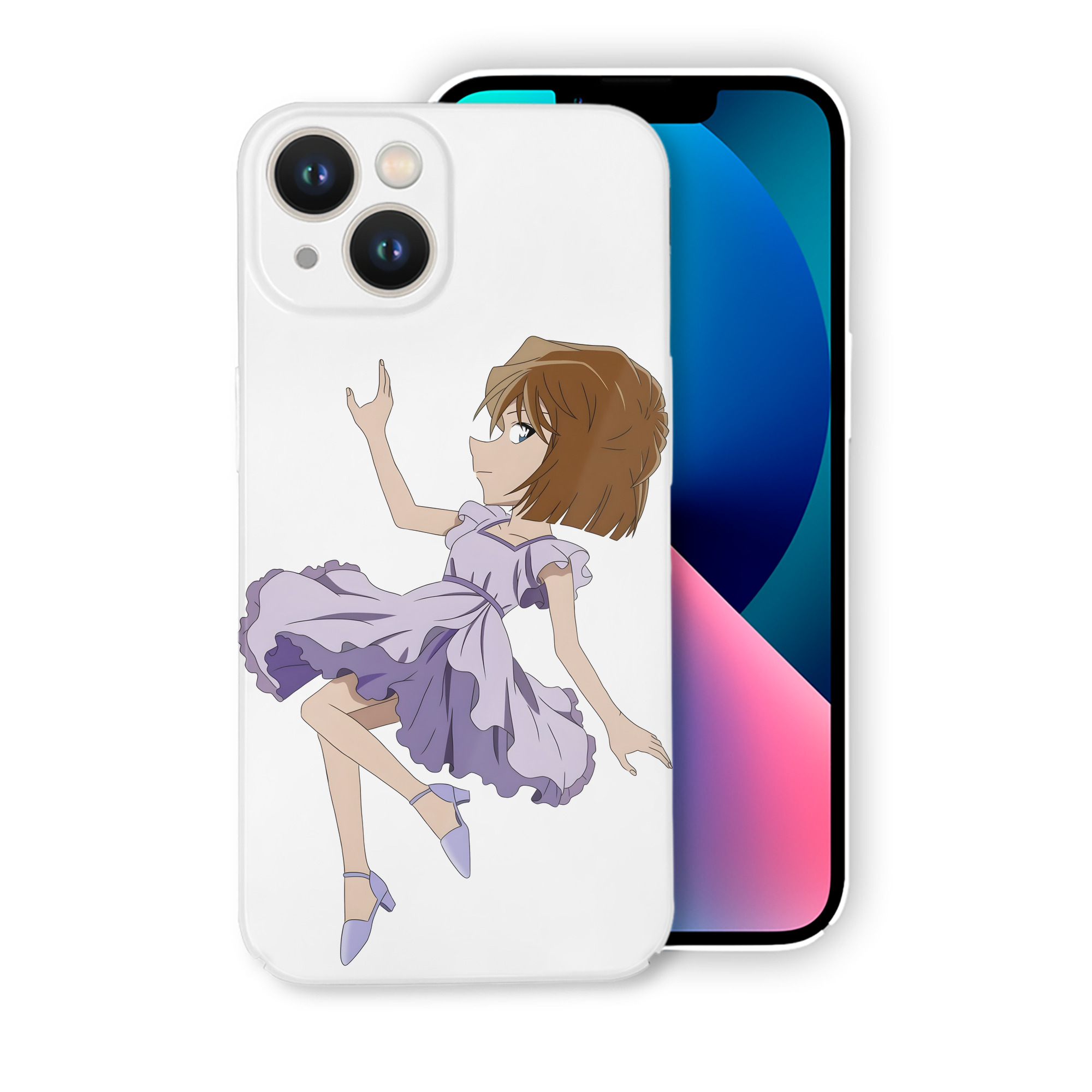 （画像用） 名探偵コナン 灰原 哀 はいばら あい Detective Conan Anita Hailey、Vi Graythorn Haibara Ai 【iPhone 14シリーズ対応】ハードケース