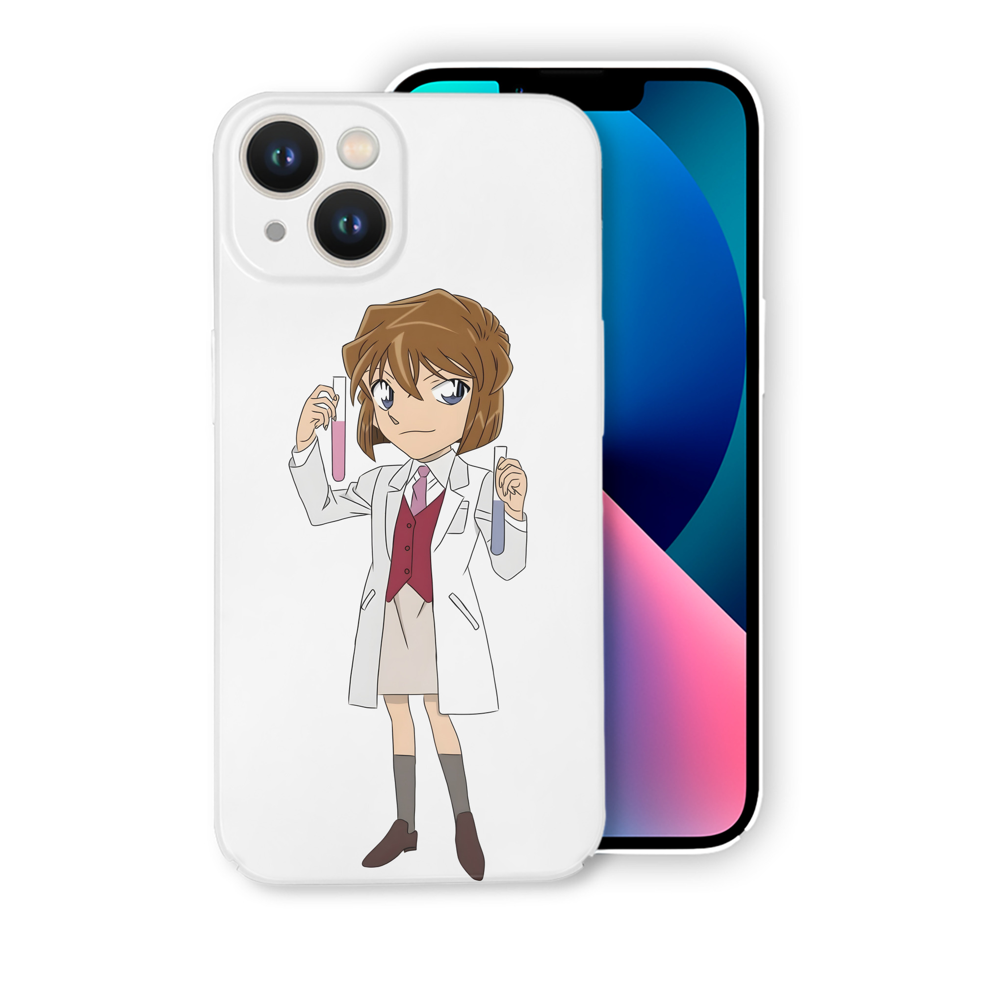 （画像用） 名探偵コナン 灰原 哀 はいばら あい Detective Conan Anita Hailey、Vi Graythorn Haibara Ai 【iPhone 14シリーズ対応】ハードケース