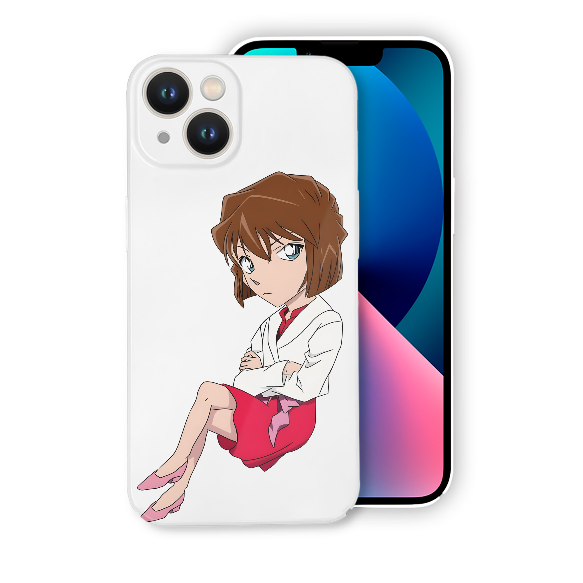 （画像用） 名探偵コナン 灰原 哀 はいばら あい Detective Conan Anita Hailey、Vi Graythorn Haibara Ai 【iPhone 14シリーズ対応】ハードケース