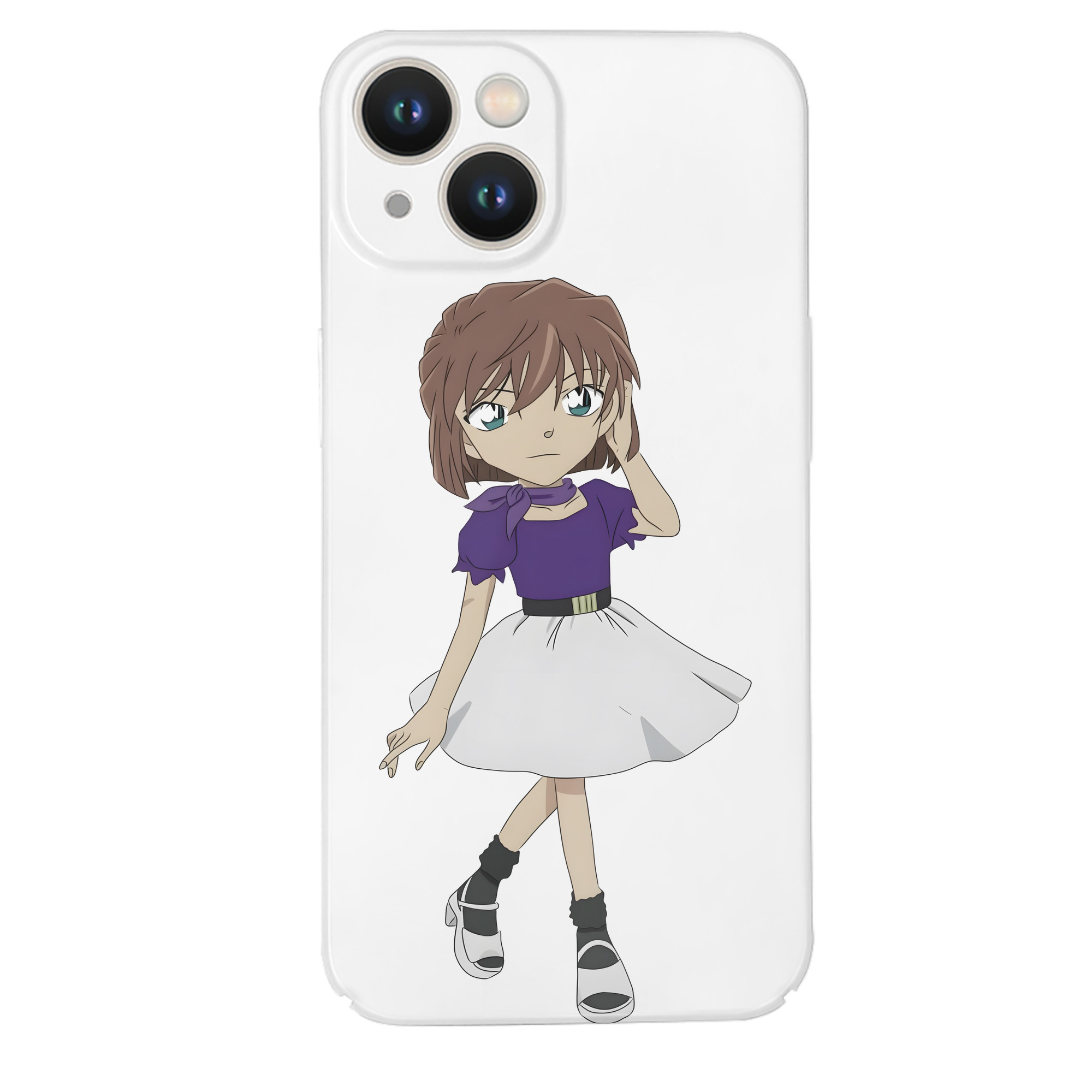 （画像用） 名探偵コナン 灰原 哀 はいばら あい Detective Conan Anita Hailey、Vi Graythorn Haibara Ai 【iPhone 14シリーズ対応】ハードケース