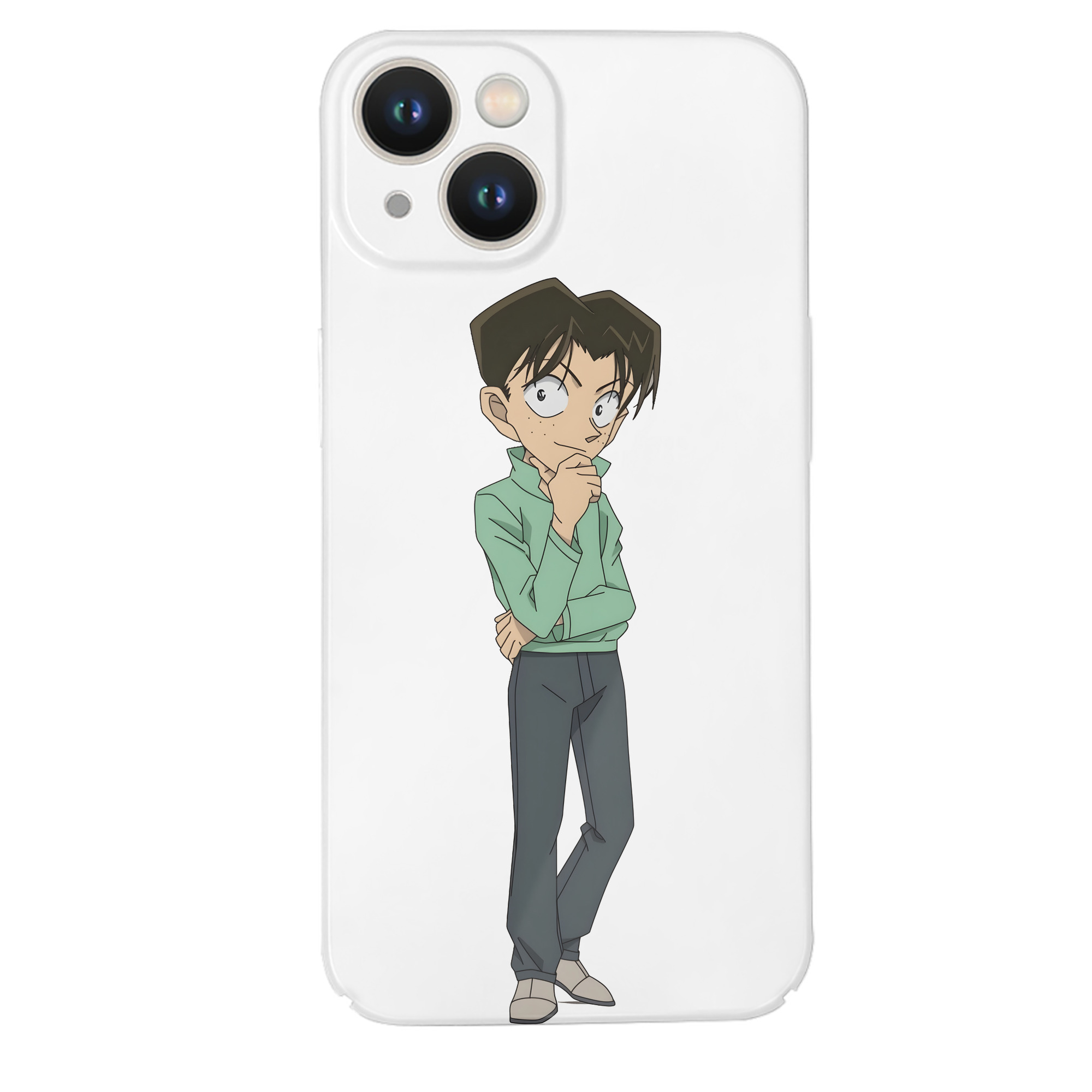 （画像用） 名探偵コナン 円谷 光彦 つぶらや みつひこ Detective Conan Mitch Tennyson 【iPhone 14シリーズ対応】ハードケース