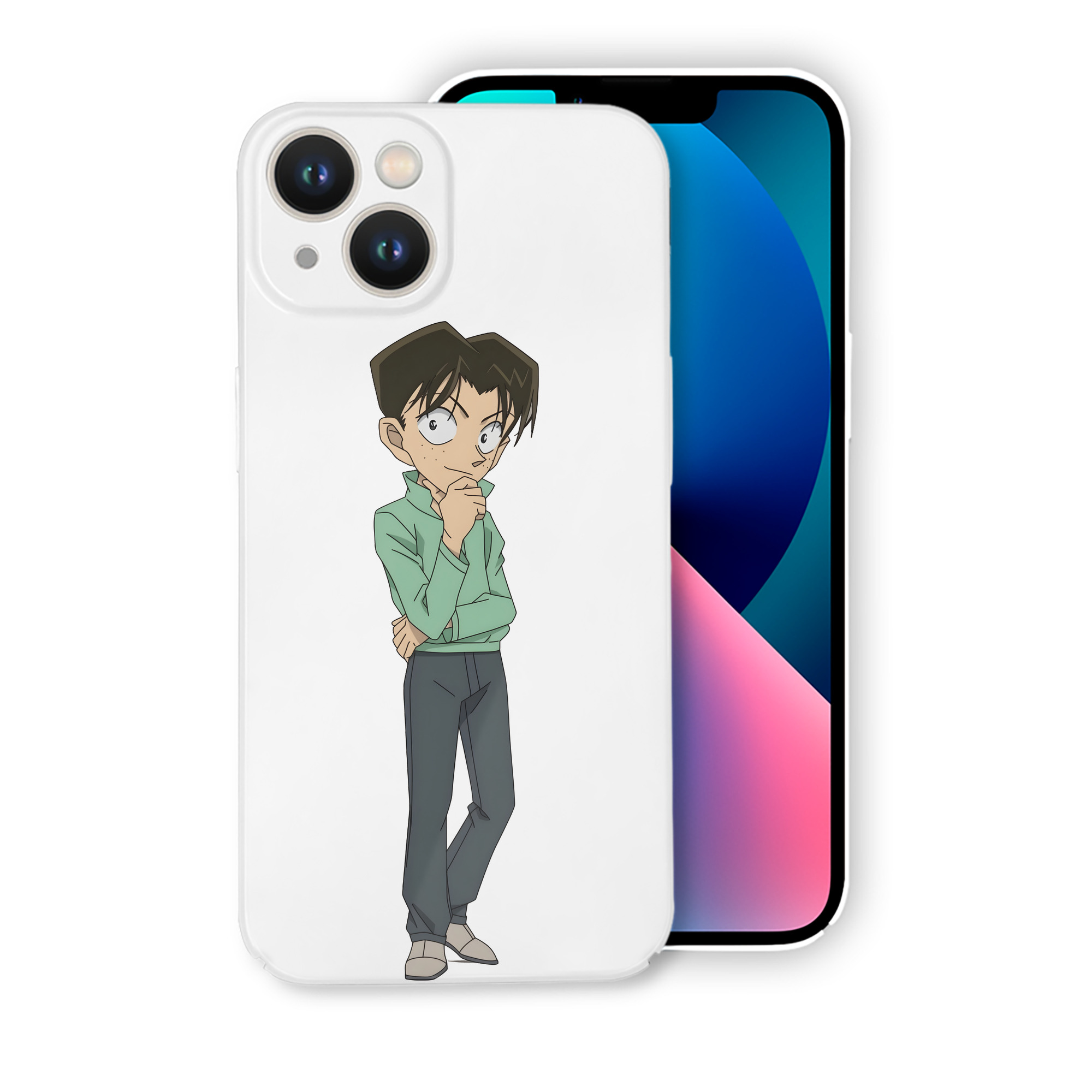 （画像用） 名探偵コナン 円谷 光彦 つぶらや みつひこ Detective Conan Mitch Tennyson 【iPhone 14シリーズ対応】ハードケース