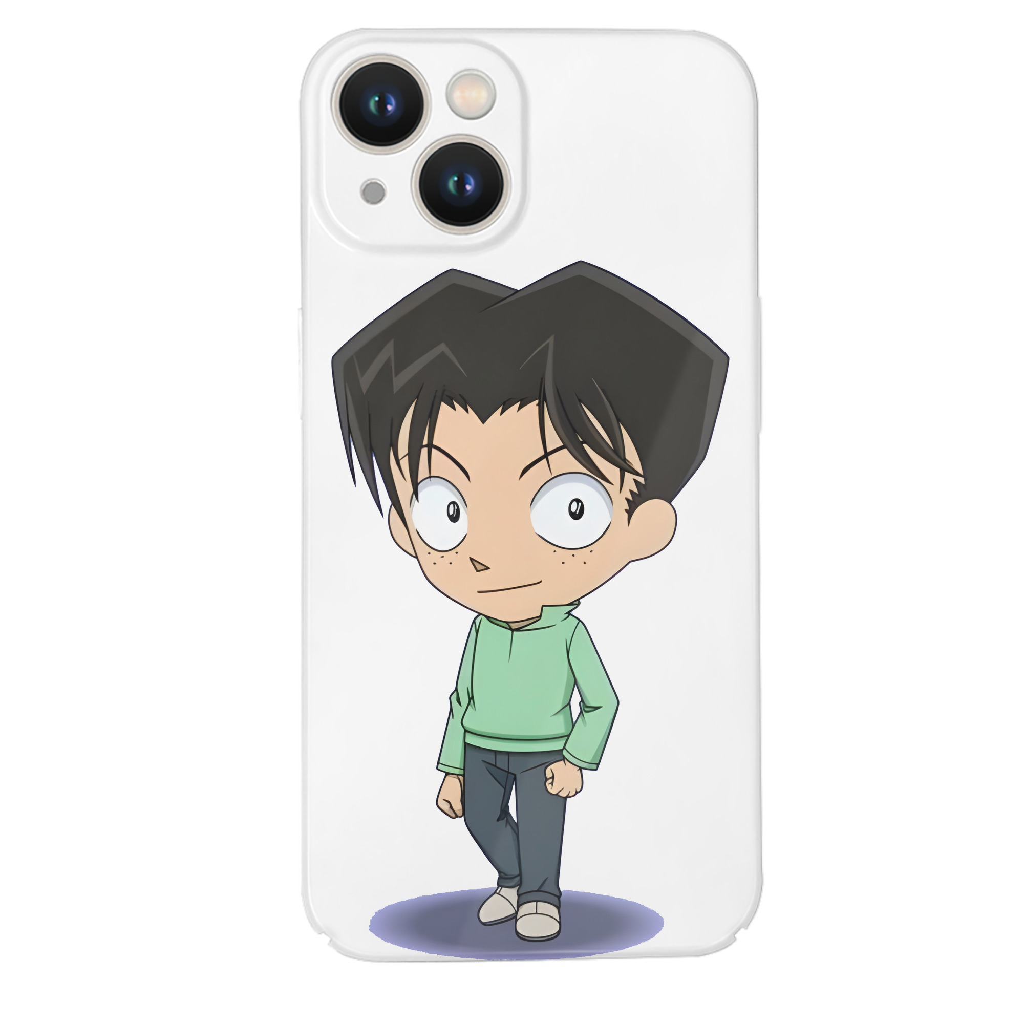 （画像用） 名探偵コナン 円谷 光彦 つぶらや みつひこ Detective Conan Mitch Tennyson 【iPhone 14シリーズ対応】ハードケース