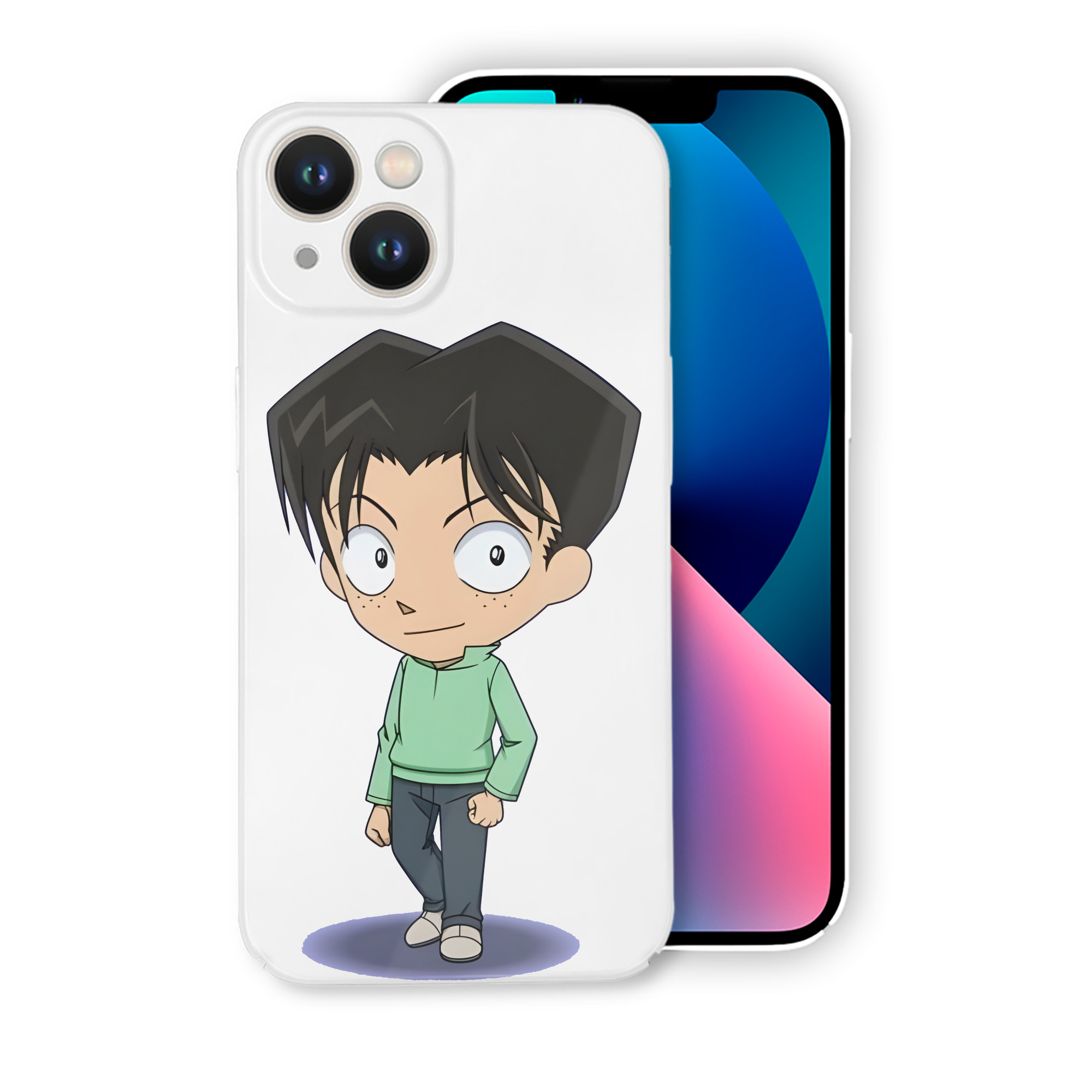（画像用） 名探偵コナン 円谷 光彦 つぶらや みつひこ Detective Conan Mitch Tennyson 【iPhone 14シリーズ対応】ハードケース