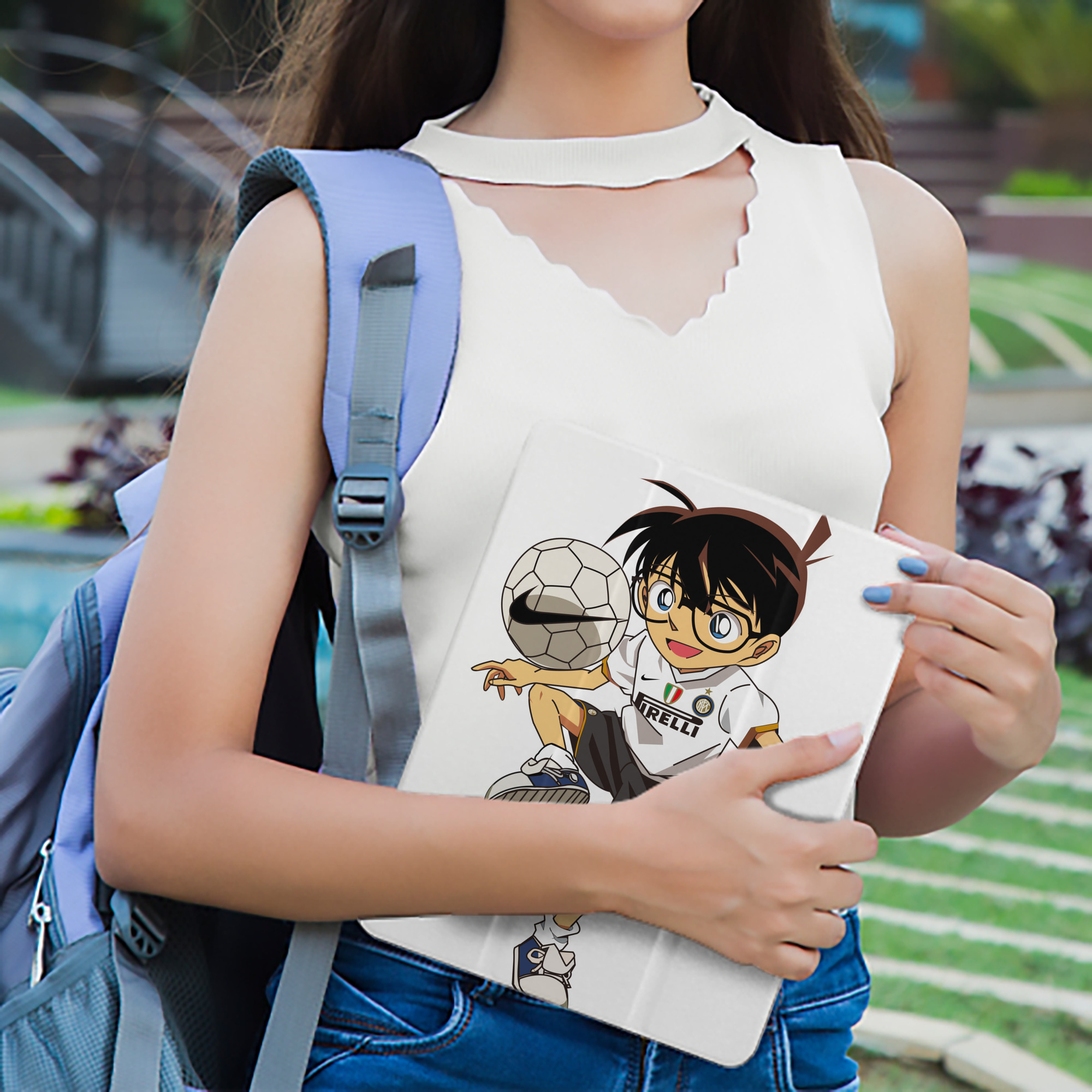 名探偵コナン 江戸川 コナン Detective Conan Conan Edogawa IPad ケース ペン収納付き 三つ折りスタンド PUレザー×シリコン 対応機種9.5/10.5/10.9インチ
