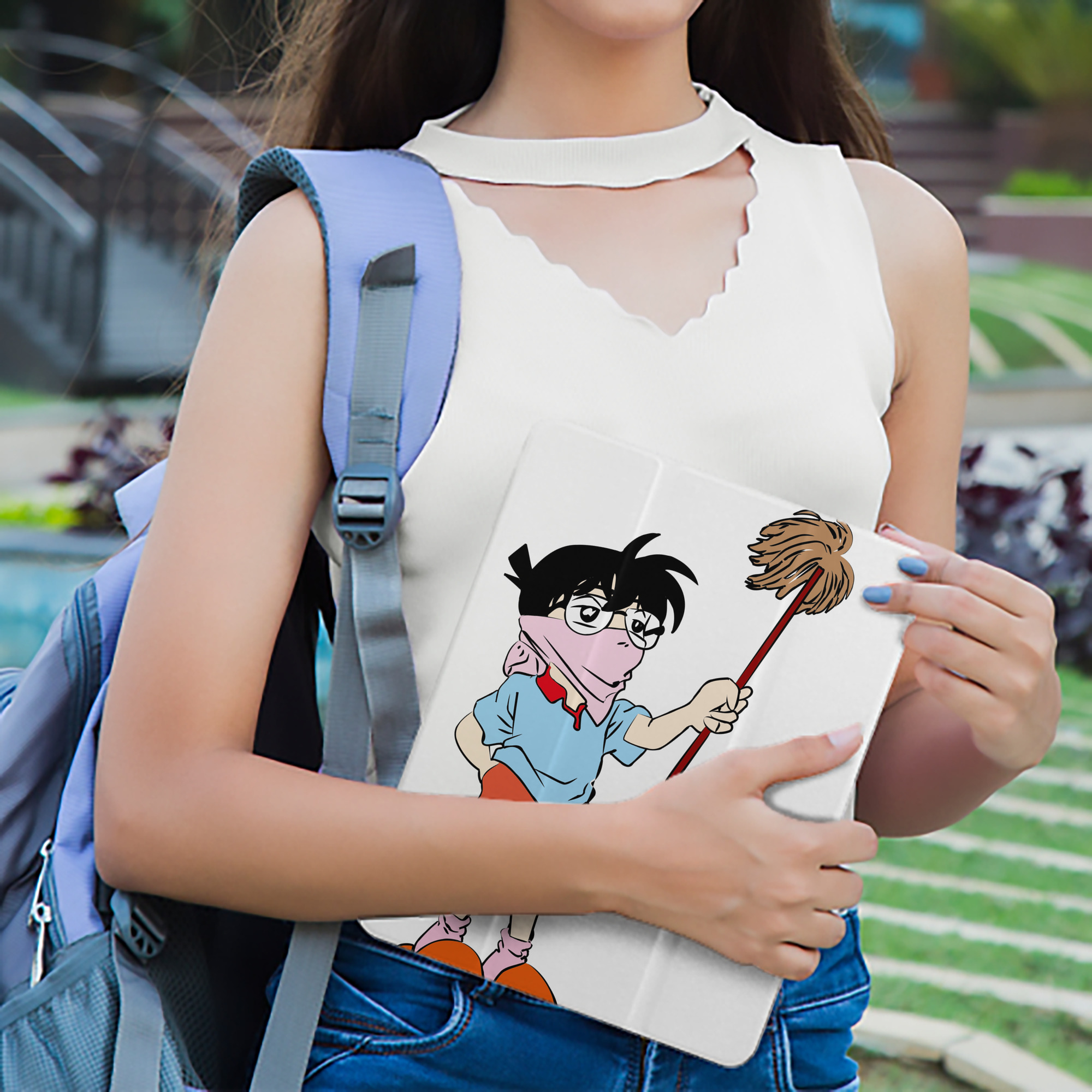 名探偵コナン 江戸川 コナン Detective Conan Conan Edogawa IPad ケース ペン収納付き 三つ折りスタンド PUレザー×シリコン 対応機種9.5/10.5/10.9インチ