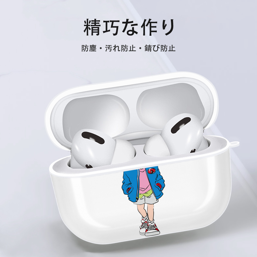名探偵コナン 江戸川 コナン Detective Conan Conan Edogawa 【AirPods Pro用】ハードシェル保護ケース 耐衝撃・防指紋・カラビナ付き商品仕様