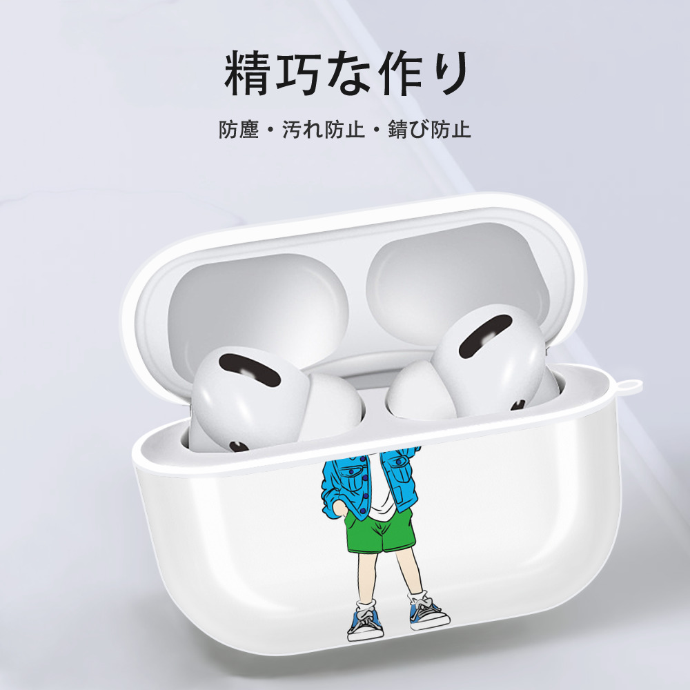 名探偵コナン 江戸川 コナン Detective Conan Conan Edogawa 【AirPods Pro用】ハードシェル保護ケース 耐衝撃・防指紋・カラビナ付き商品仕様