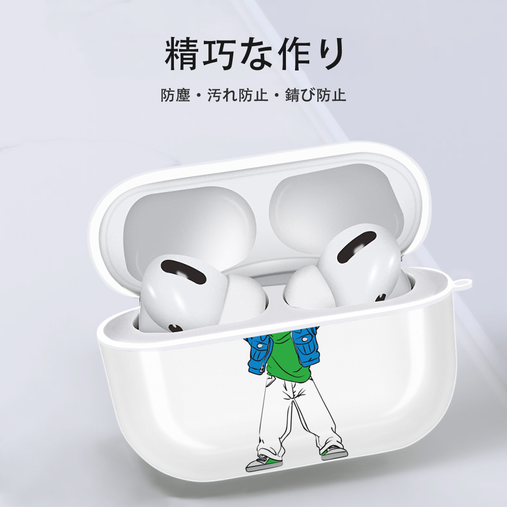 名探偵コナン 江戸川 コナン Detective Conan Conan Edogawa 【AirPods Pro用】ハードシェル保護ケース 耐衝撃・防指紋・カラビナ付き商品仕様