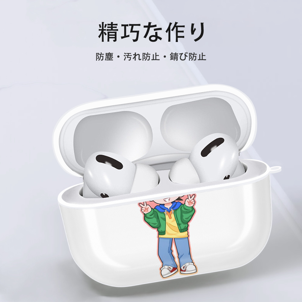 名探偵コナン 江戸川 コナン Detective Conan Conan Edogawa 【AirPods Pro用】ハードシェル保護ケース 耐衝撃・防指紋・カラビナ付き商品仕様