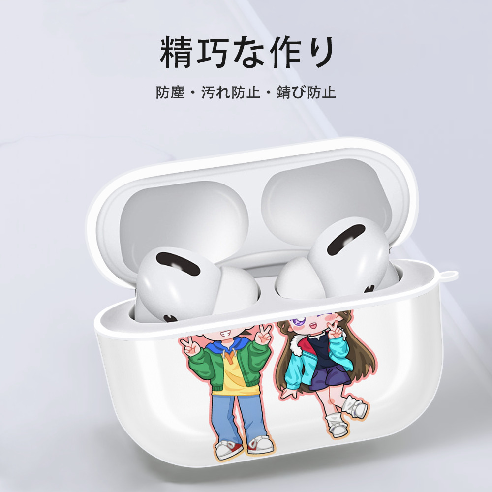 名探偵コナン 毛利 蘭 もうり らん、モーリ ラン Detective Conan Rachel Moore 【AirPods Pro用】ハードシェル保護ケース 耐衝撃・防指紋・カラビナ付き商品仕様