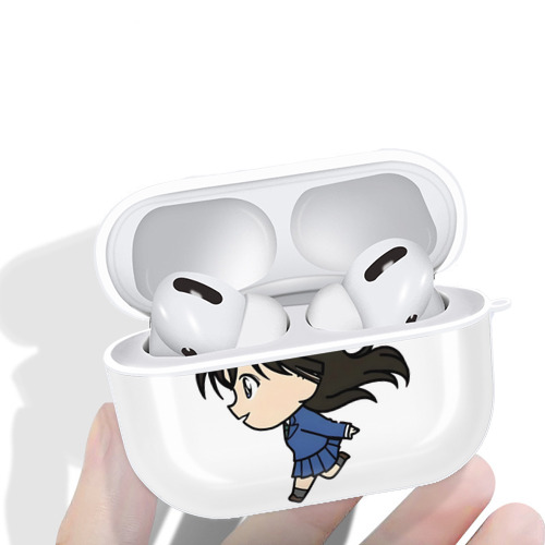 名探偵コナン 毛利 蘭 もうり らん、モーリ ラン Detective Conan Rachel Moore 【AirPods Pro用】ハードシェル保護ケース 耐衝撃・防指紋・カラビナ付き商品仕様