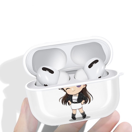 名探偵コナン 毛利 蘭 もうり らん、モーリ ラン Detective Conan Rachel Moore 【AirPods Pro用】ハードシェル保護ケース 耐衝撃・防指紋・カラビナ付き商品仕様