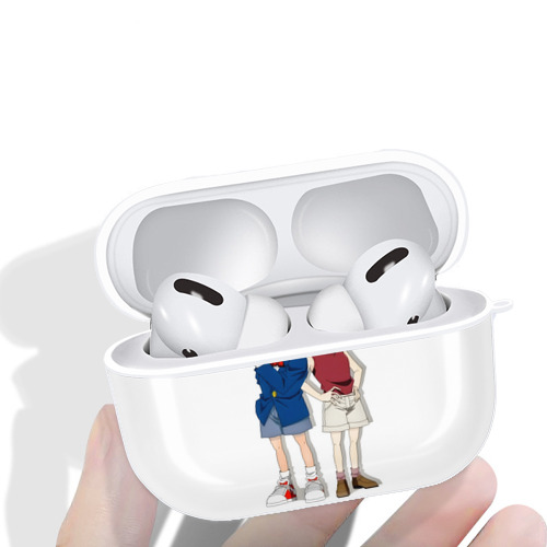 名探偵コナン 灰原 哀 はいばら あい Detective Conan Anita Hailey、Vi Graythorn Haibara Ai 【AirPods Pro用】ハードシェル保護ケース 耐衝撃・防指紋・カラビナ付き商品仕様