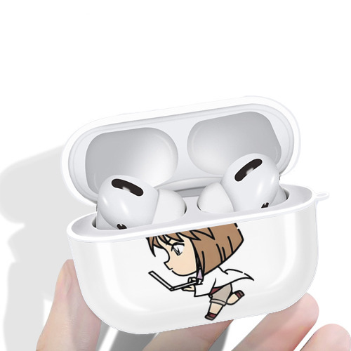 名探偵コナン 灰原 哀 はいばら あい Detective Conan Anita Hailey、Vi Graythorn Haibara Ai 【AirPods Pro用】ハードシェル保護ケース 耐衝撃・防指紋・カラビナ付き商品仕様