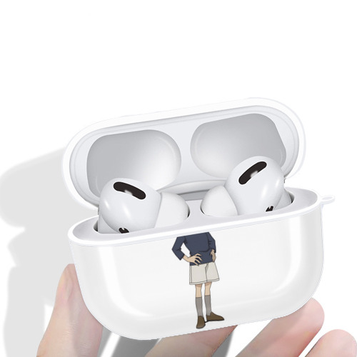 名探偵コナン 灰原 哀 はいばら あい Detective Conan Anita Hailey、Vi Graythorn Haibara Ai 【AirPods Pro用】ハードシェル保護ケース 耐衝撃・防指紋・カラビナ付き商品仕様
