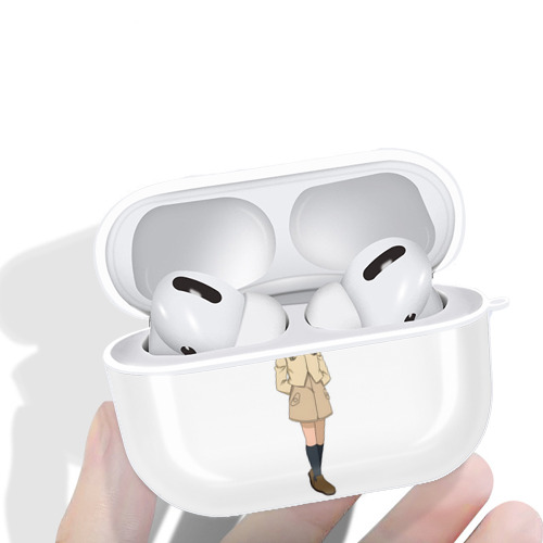 名探偵コナン 灰原 哀 はいばら あい Detective Conan Anita Hailey、Vi Graythorn Haibara Ai 【AirPods Pro用】ハードシェル保護ケース 耐衝撃・防指紋・カラビナ付き商品仕様