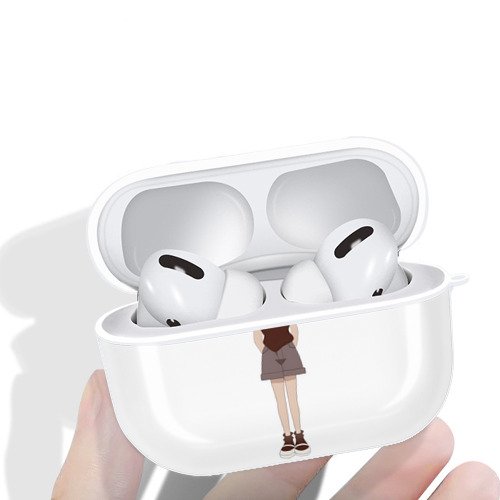 名探偵コナン 灰原 哀 はいばら あい Detective Conan Anita Hailey、Vi Graythorn Haibara Ai 【AirPods Pro用】ハードシェル保護ケース 耐衝撃・防指紋・カラビナ付き商品仕様