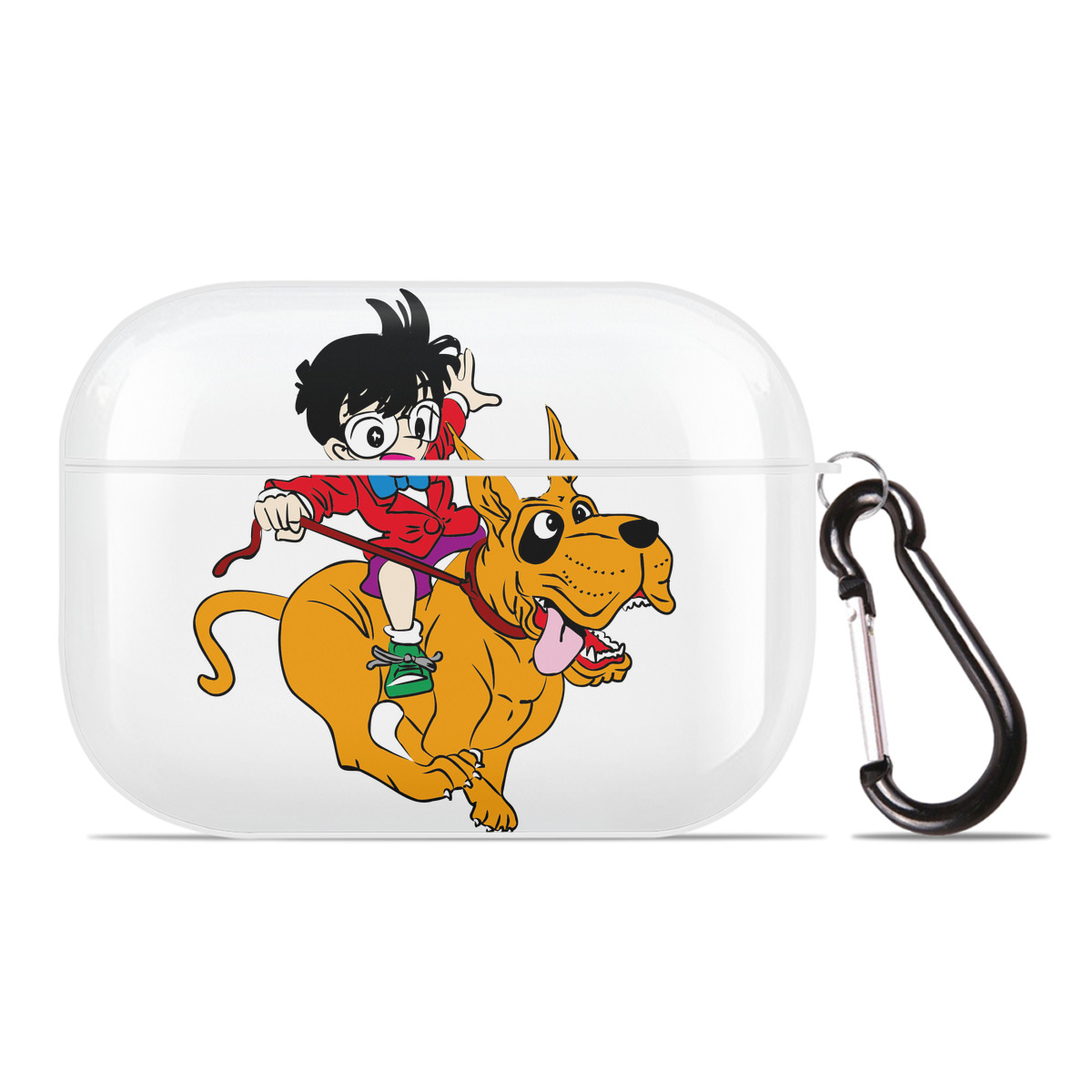 （画像用） 名探偵コナン 江戸川 コナン Detective Conan Conan Edogawa 【AirPods Pro用】ハードシェル保護ケース 耐衝撃・防指紋・カラビナ付き商品仕様
