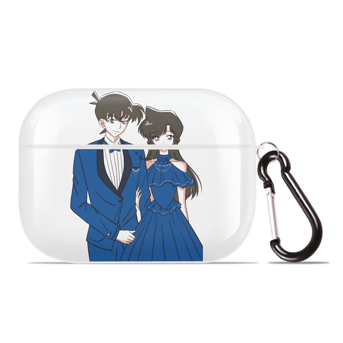 （画像用） 名探偵コナン 江戸川 コナン Detective Conan Conan Edogawa 【AirPods Pro用】ハードシェル保護ケース 耐衝撃・防指紋・カラビナ付き商品仕様