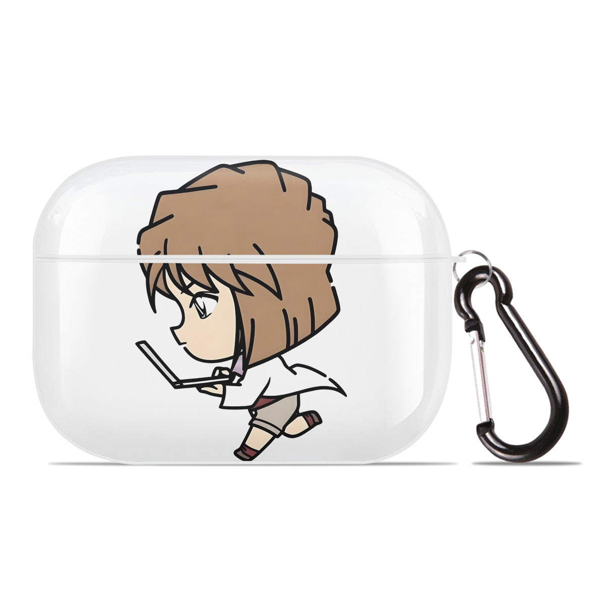 （画像用） 名探偵コナン 灰原 哀 はいばら あい Detective Conan Anita Hailey、Vi Graythorn Haibara Ai 【AirPods Pro用】ハードシェル保護ケース 耐衝撃・防指紋・カラビナ付き商品仕様