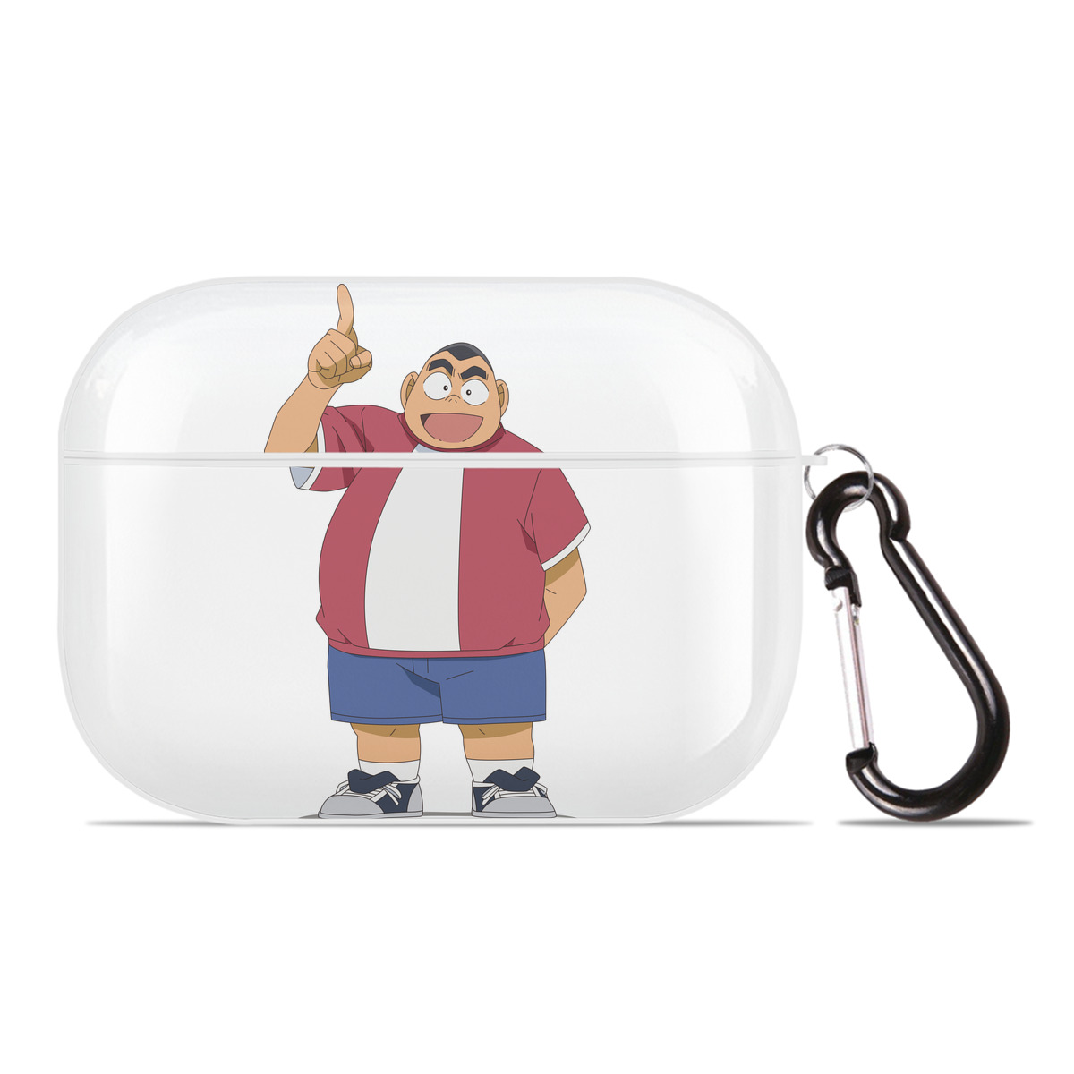 （画像用） 名探偵コナン 小嶋 元太 こじま げんた Detective Conan Kojima Genta 【AirPods Pro用】ハードシェル保護ケース 耐衝撃・防指紋・カラビナ付き商品仕様