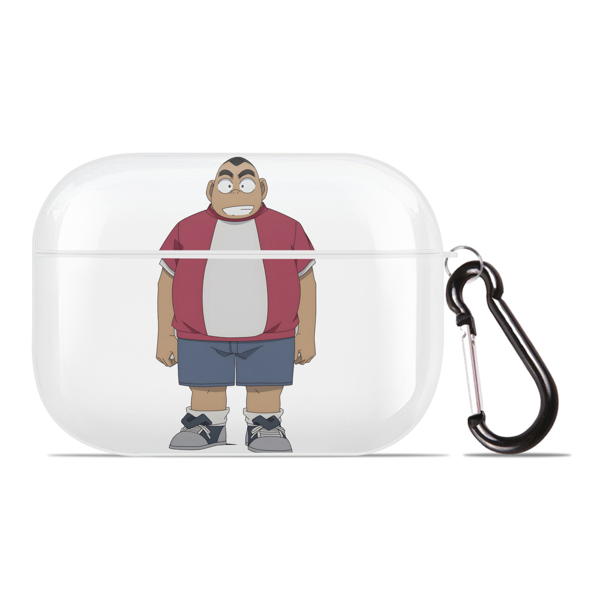 （画像用） 名探偵コナン 小嶋 元太 こじま げんた Detective Conan Kojima Genta 【AirPods Pro用】ハードシェル保護ケース 耐衝撃・防指紋・カラビナ付き商品仕様