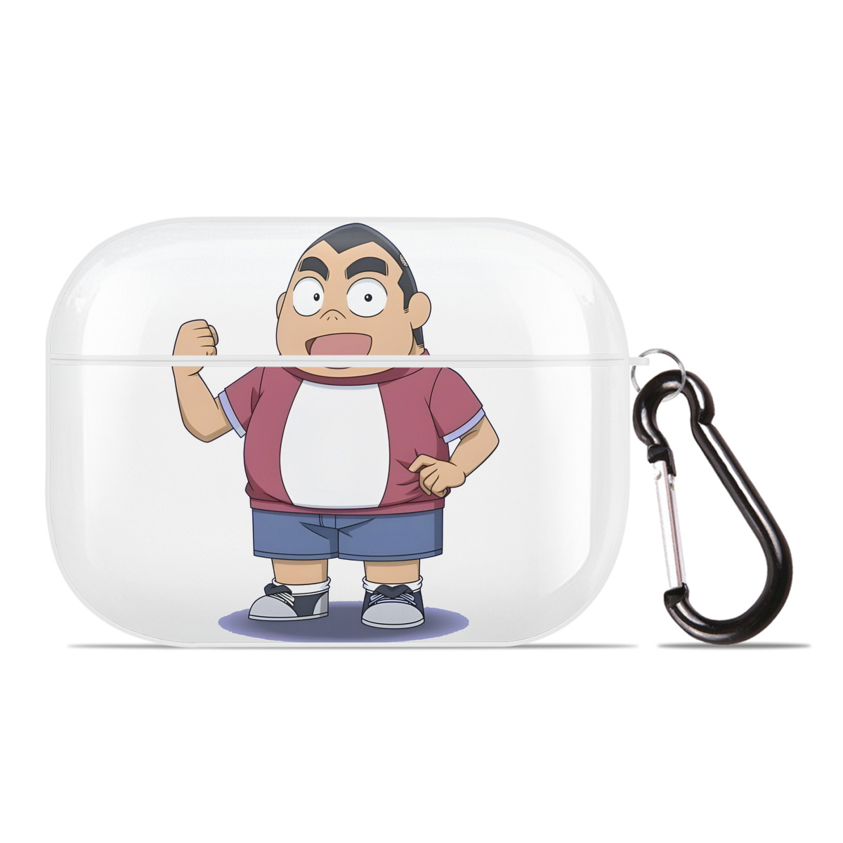 （画像用） 名探偵コナン 小嶋 元太 こじま げんた Detective Conan Kojima Genta 【AirPods Pro用】ハードシェル保護ケース 耐衝撃・防指紋・カラビナ付き商品仕様