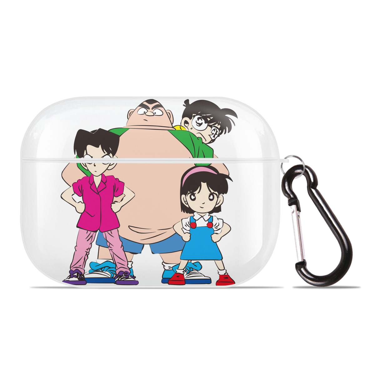 （画像用） 名探偵コナン Detective Conan 【AirPods Pro用】ハードシェル保護ケース 耐衝撃・防指紋・カラビナ付き商品仕様