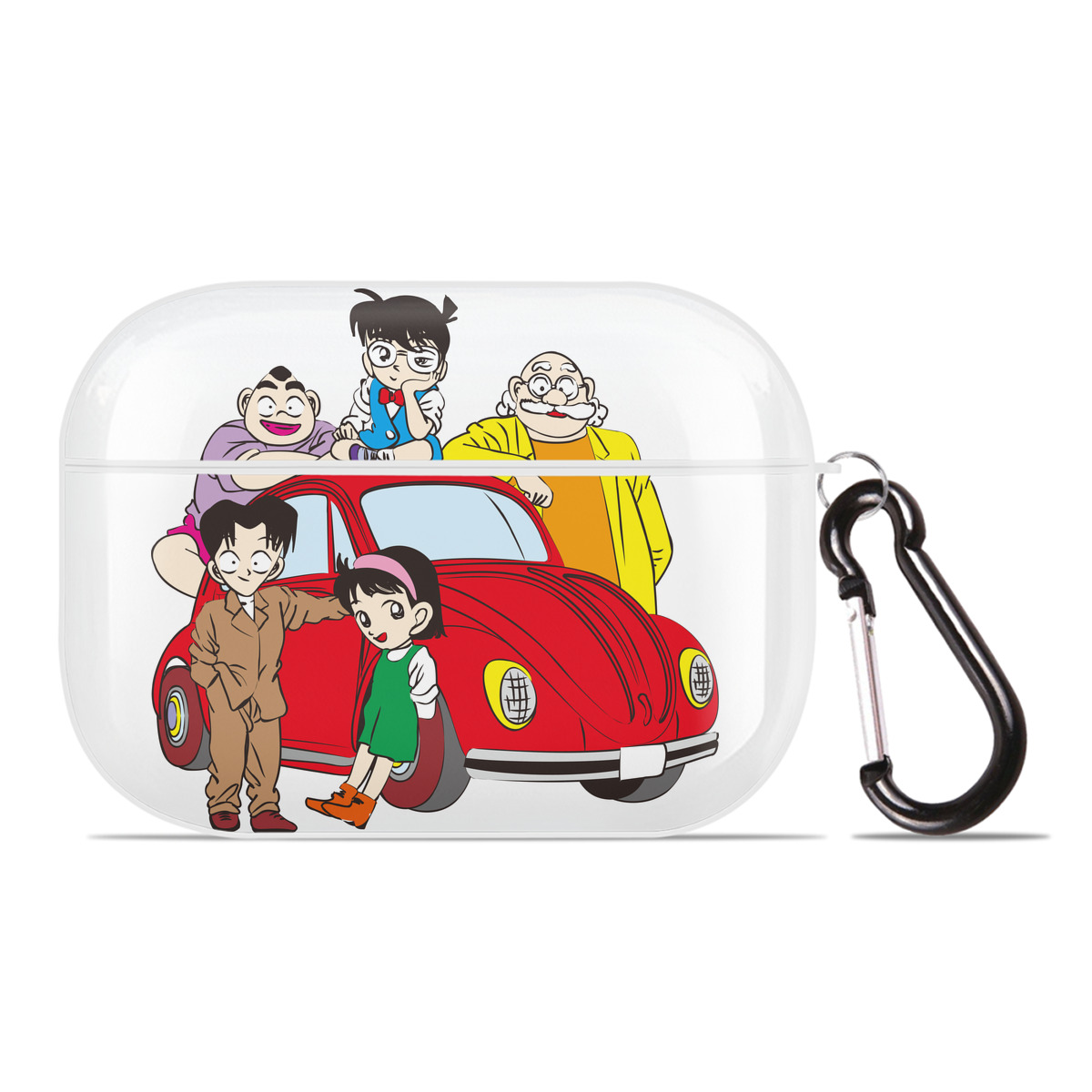 （画像用） 名探偵コナン Detective Conan 【AirPods Pro用】ハードシェル保護ケース 耐衝撃・防指紋・カラビナ付き商品仕様