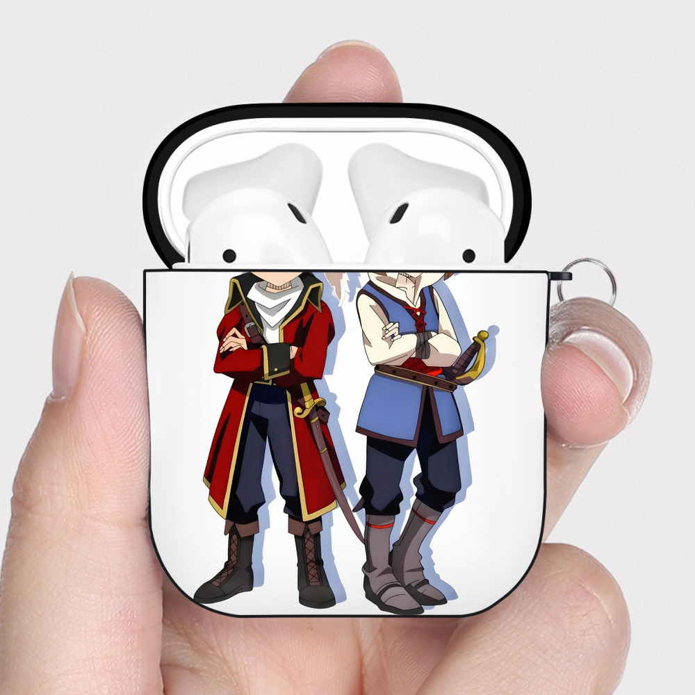 （画像用） 名探偵コナン 灰原 哀 はいばら あい Detective Conan Anita Hailey、Vi Graythorn Haibara Ai AirPods 第2世代保護ケース ハードシェル ブラック 耐衝撃・防指紋・カラビナ付き